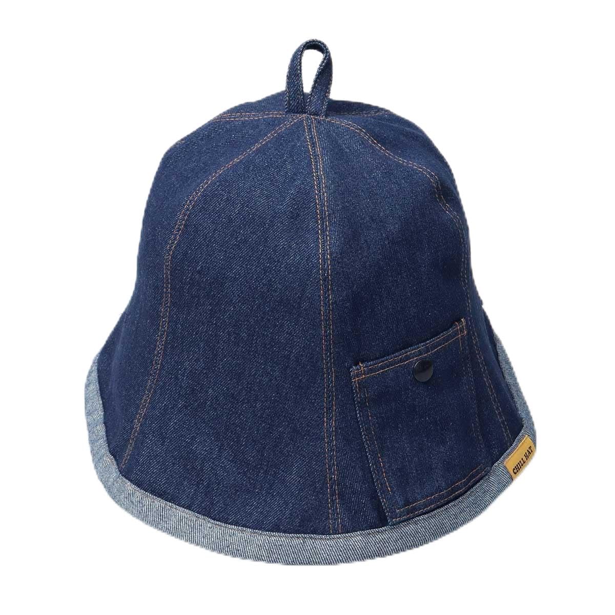 ベストサウナハット デニム生地 ポケット付き デニムサウナハット | ベストサウナハット®