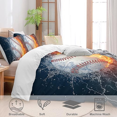 Miniatura 9 de ARIGHTEX Juego de funda de edredón de animales marinos Poliéster  Mezcla de poliéster 4 Completo