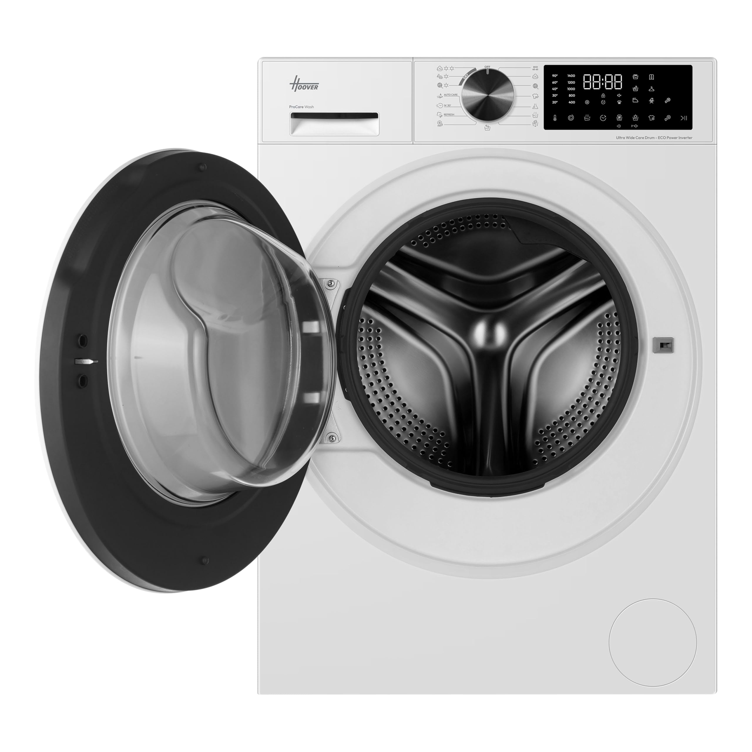 Hoover H-CARE 300 Lavasciuga Slim 8+5 Kg, 1400 Giri, Classe A-20%, Bianca