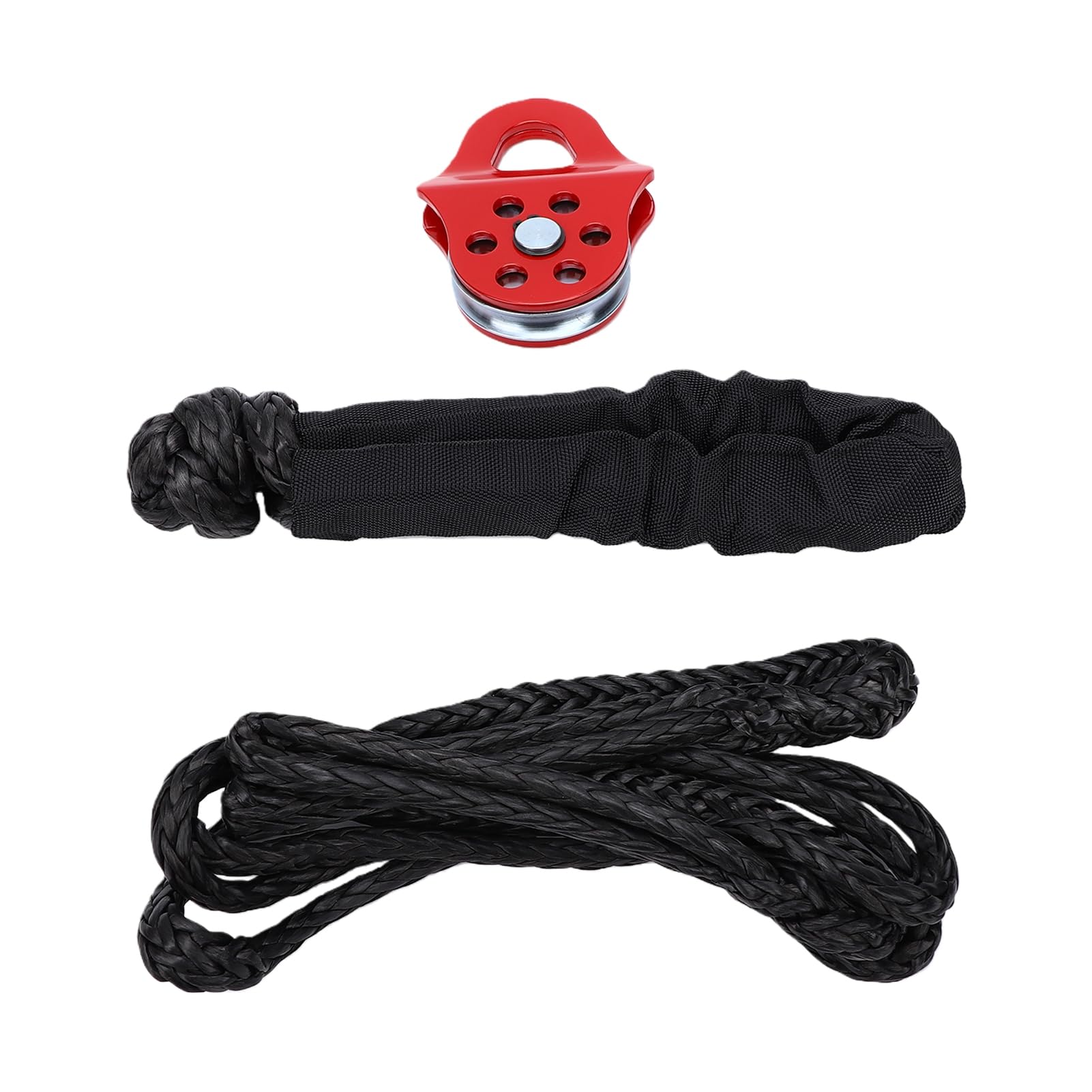 Kit de Récupération Véhicule, Kit de Remorquage 6T avec Poulie de Renvoi,