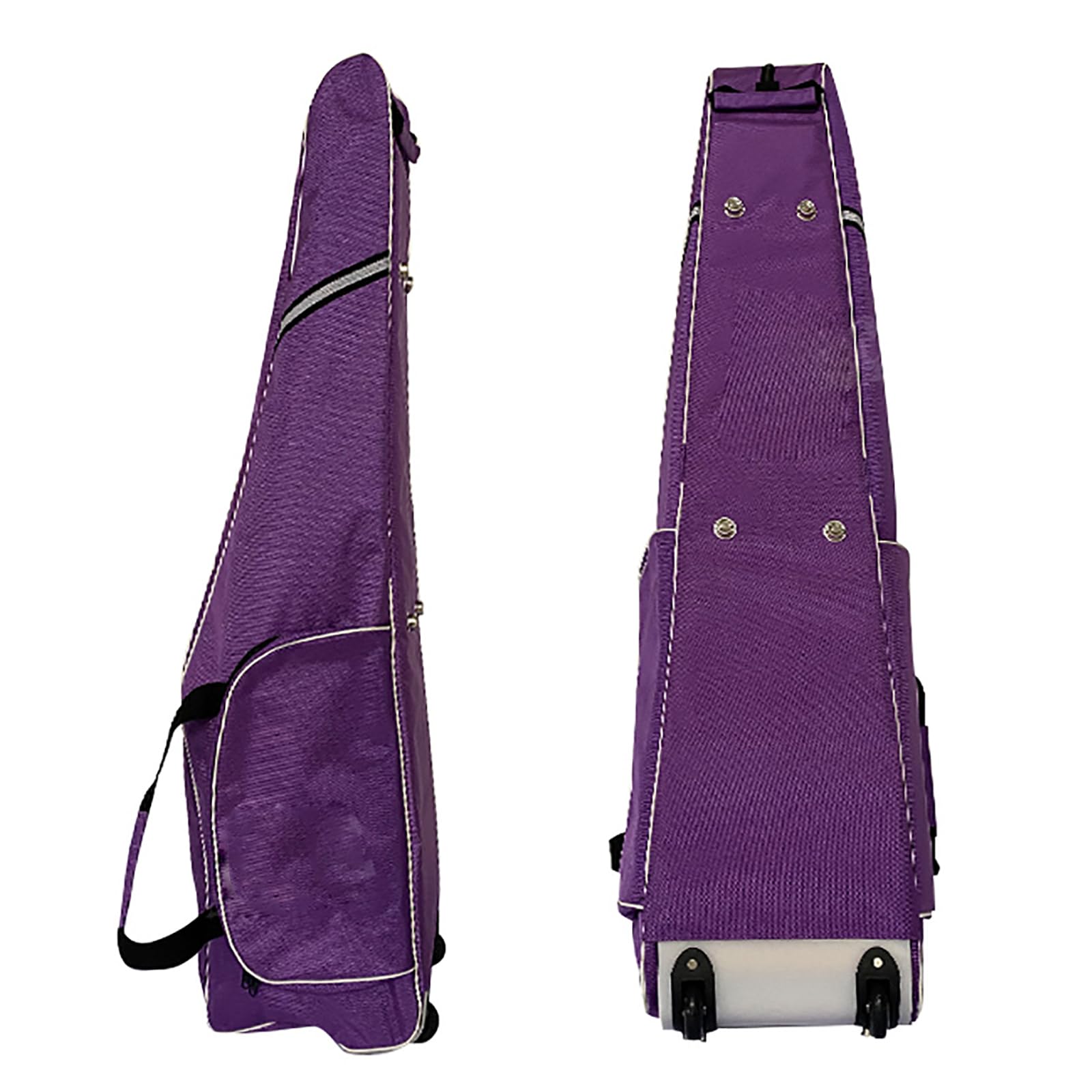 Bolsa con Ruedas para esgrima, Bolsa para Material de esgrima para florete, Espada y Sable, Impermeable Bolsa de Viaje para torneos para Adultos y jóvenes,Púrpura