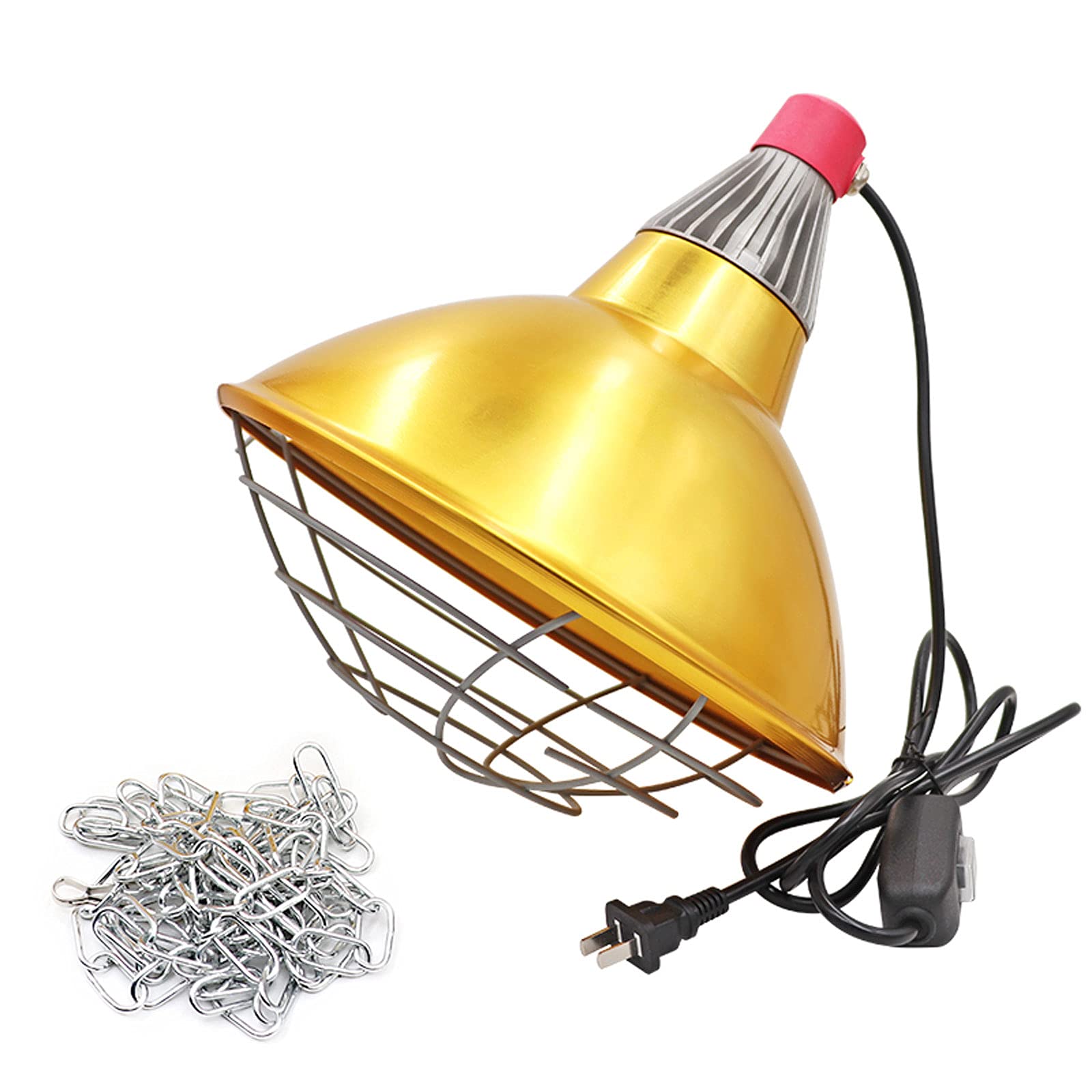 Lampada Riscaldante Per Allevamento Akozon 250W - Infrarossi, Temperatura Regolabile, 220-240V - Foto 4