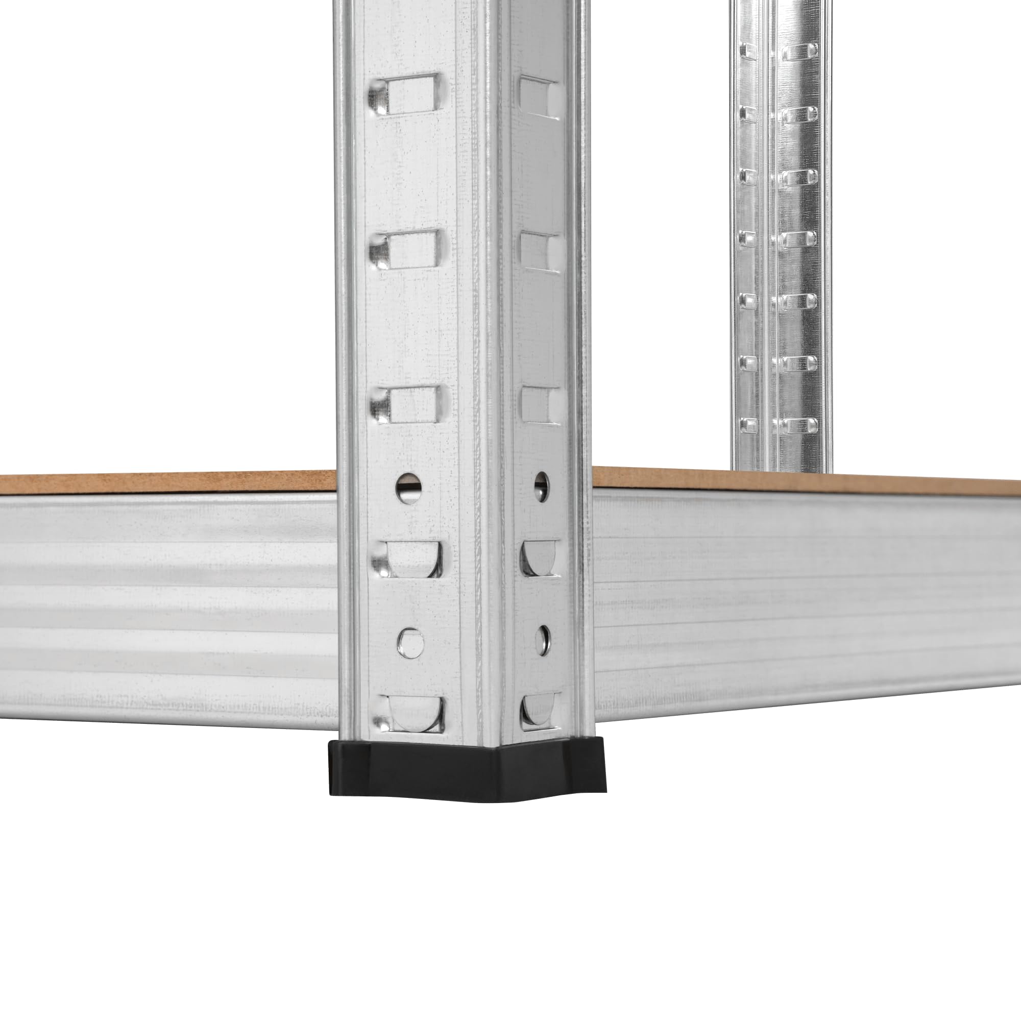 Rebel Electro Regał Metalowy Magazynowy 205x120x45 Srebrny RB-1253