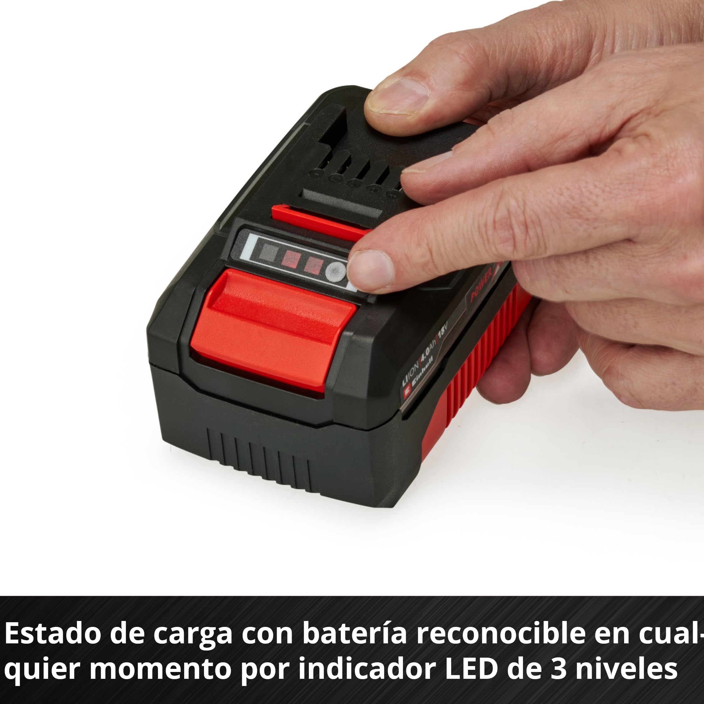Einhell Original Kit de Inicio Batería y Cargador Power X-Change (batería de Iones de Litio, 18 V, 4,0 Ah y Cargador rápido, Apto para Todas Las Herramientas Power X-Change)