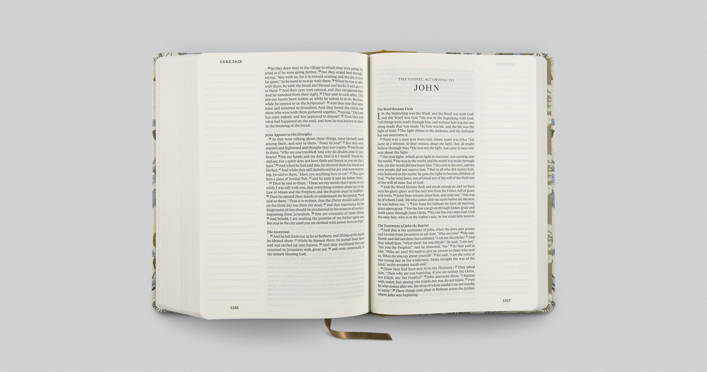 ESV Single Column Journaling Bible, Large Print, Artist Series (Cloth Over Board, Lulie Wallace, Katherine)