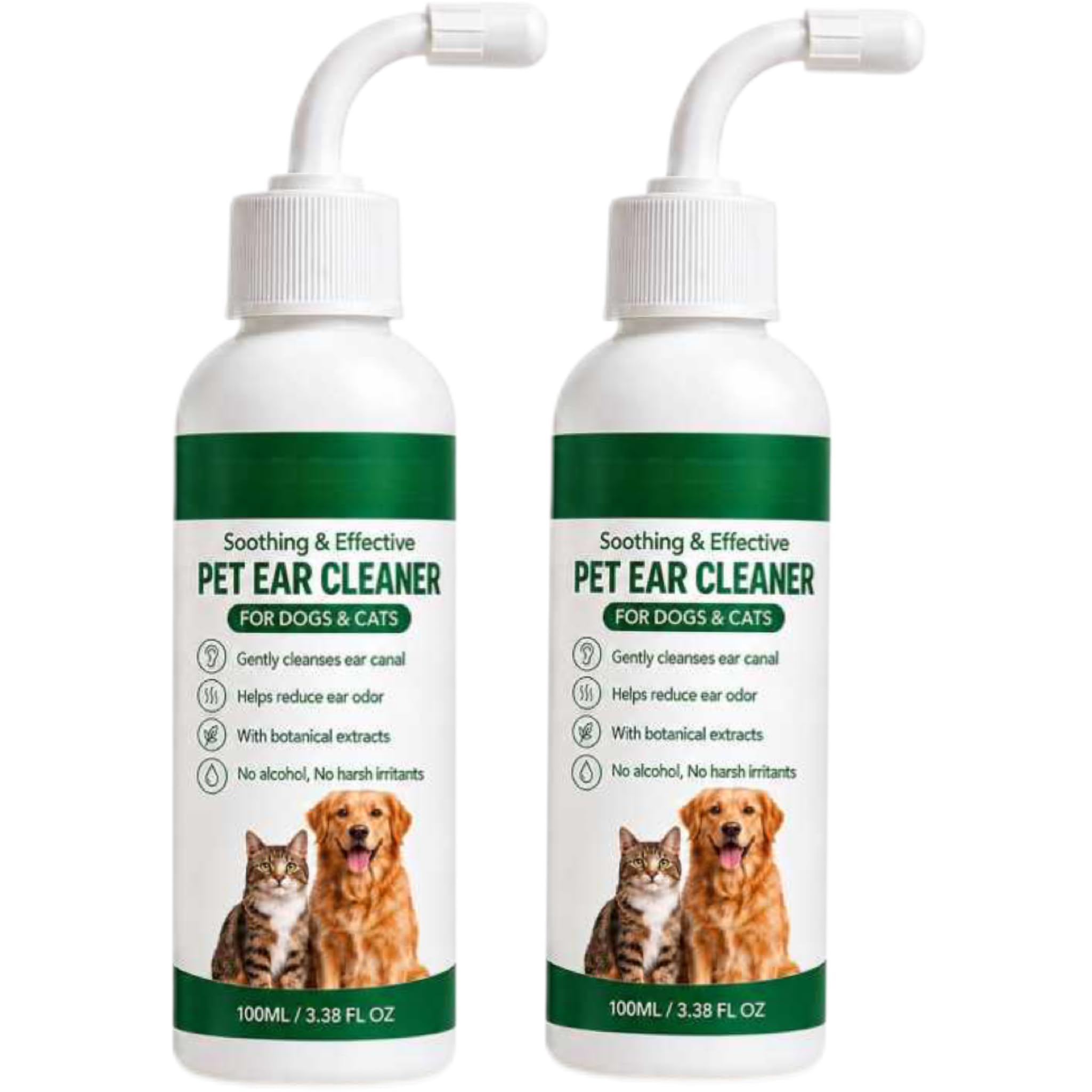 Amblora Pet Ear Rinse For Dogs & Cats, Alcohol-Free Ear Cleaner