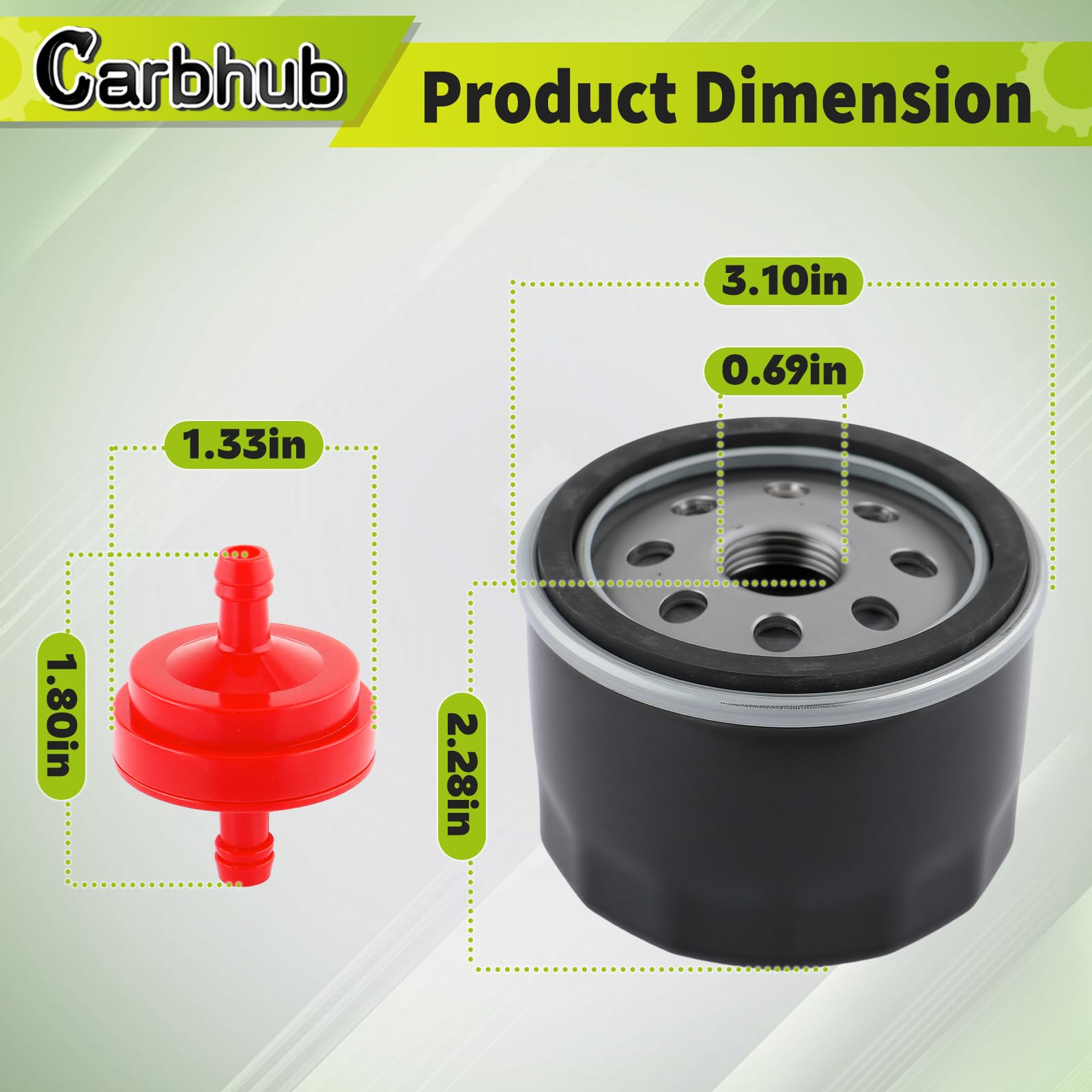 Lawn Mower Oil 951-12690 Oil Filter For MTD 751-12690 420cc Troy