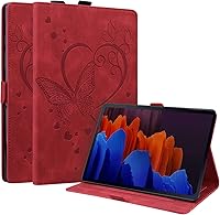 Vista 17 de Dteck Funda para tablet Galaxy Tab S8 Plus 2022/S7 FE 2021/S7 Plus 2020 de 12.4 pulgadas, piel sintética, con soporte para S Pen para Samsung Galaxy