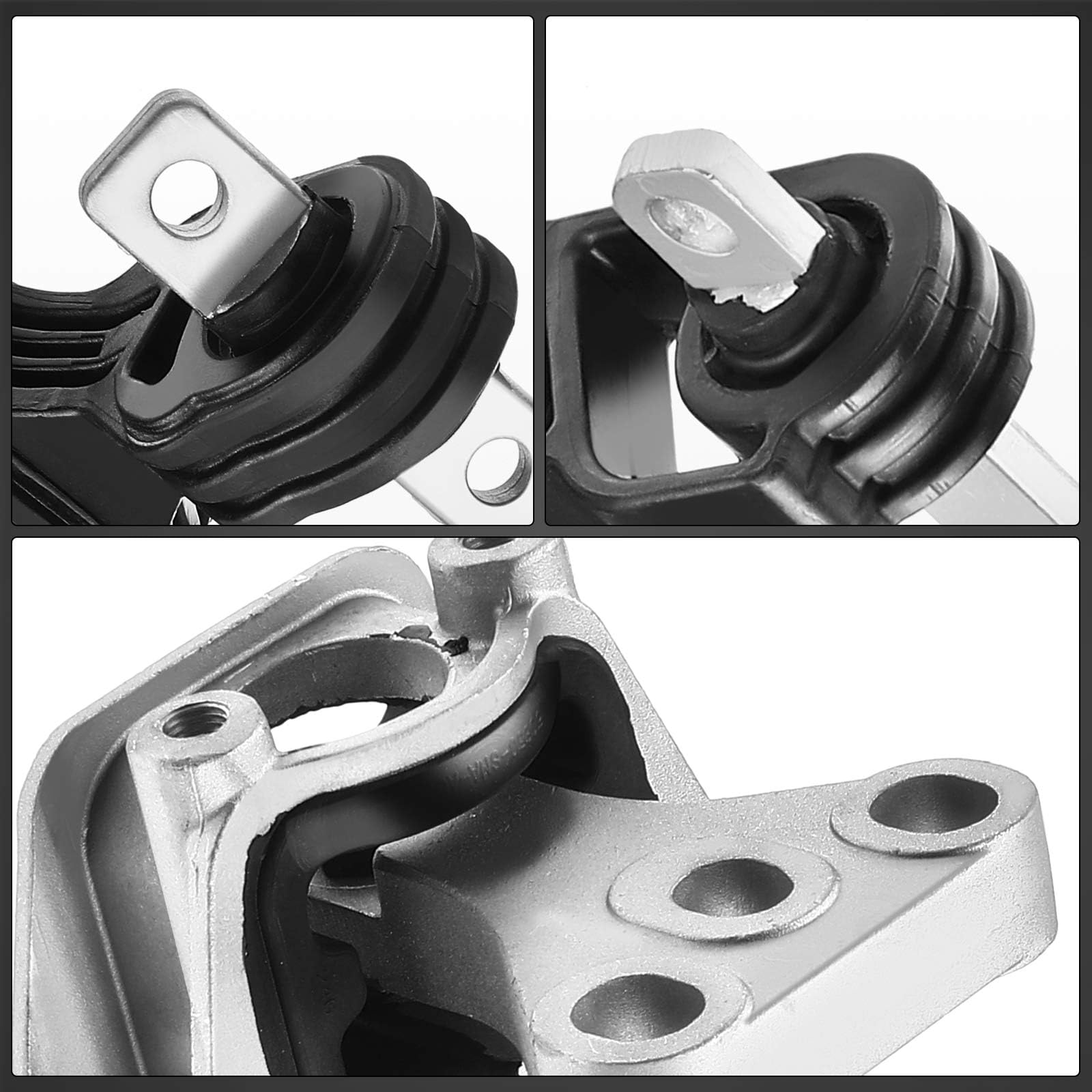 Frankberg 4x Supporto di coppia Supporto motore Anteriore Inferiore | 50890SNAA82; Compatibile con: Civic VIII Berlina FA FD,Civic VIII Hatchback FK FN