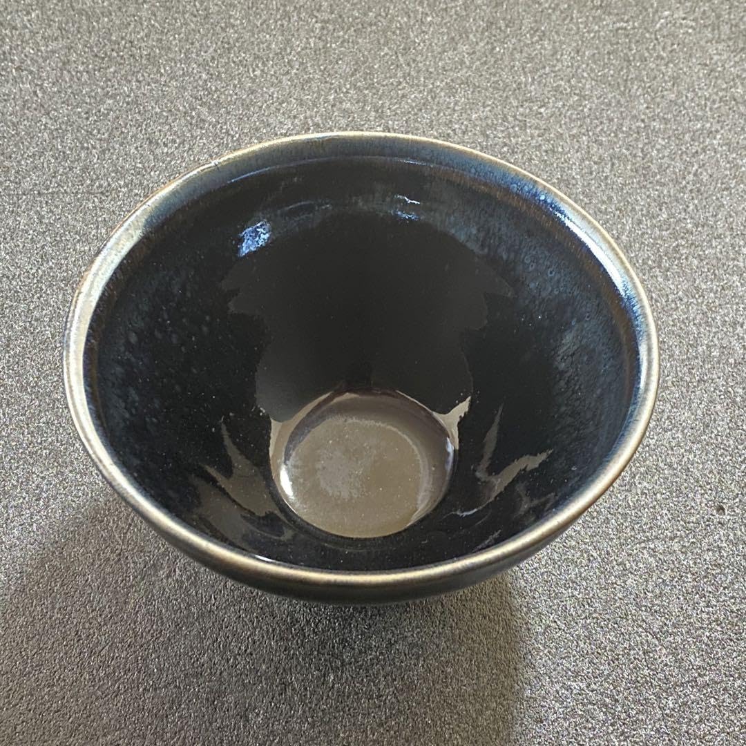 Amazon.co.jp: 建盞 天目茶碗 禾目天目 桶谷寧 #124 : 文房具