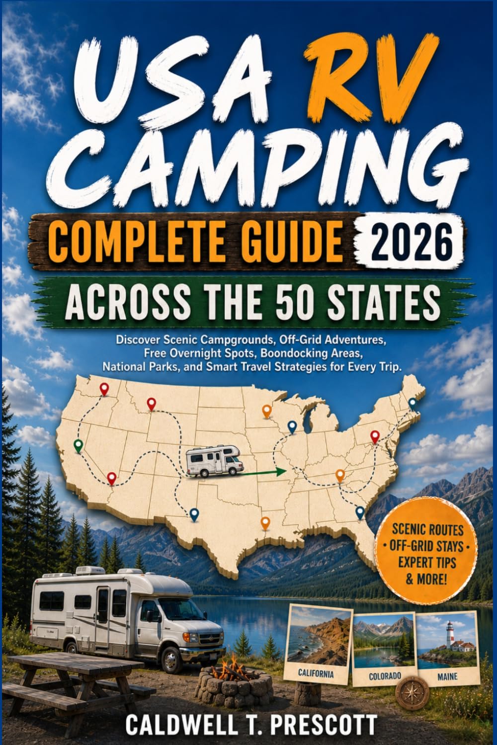 USA RV Camping Complete Guide 2026: Discover Scenic Campgrounds, Off-Grid Adventures, Free Overnight Spots, Boondocking Areas, National Parks, and Smart Travel Strategies for Every Trip.
