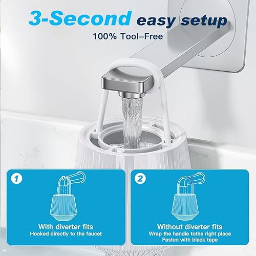 Miniatura 6 de Filtro de bañera y ducha de próxima generación, elimina el 96% de cloro, plomo y fluoruro, agua blanda segura para bebés para piel sensible, cabello