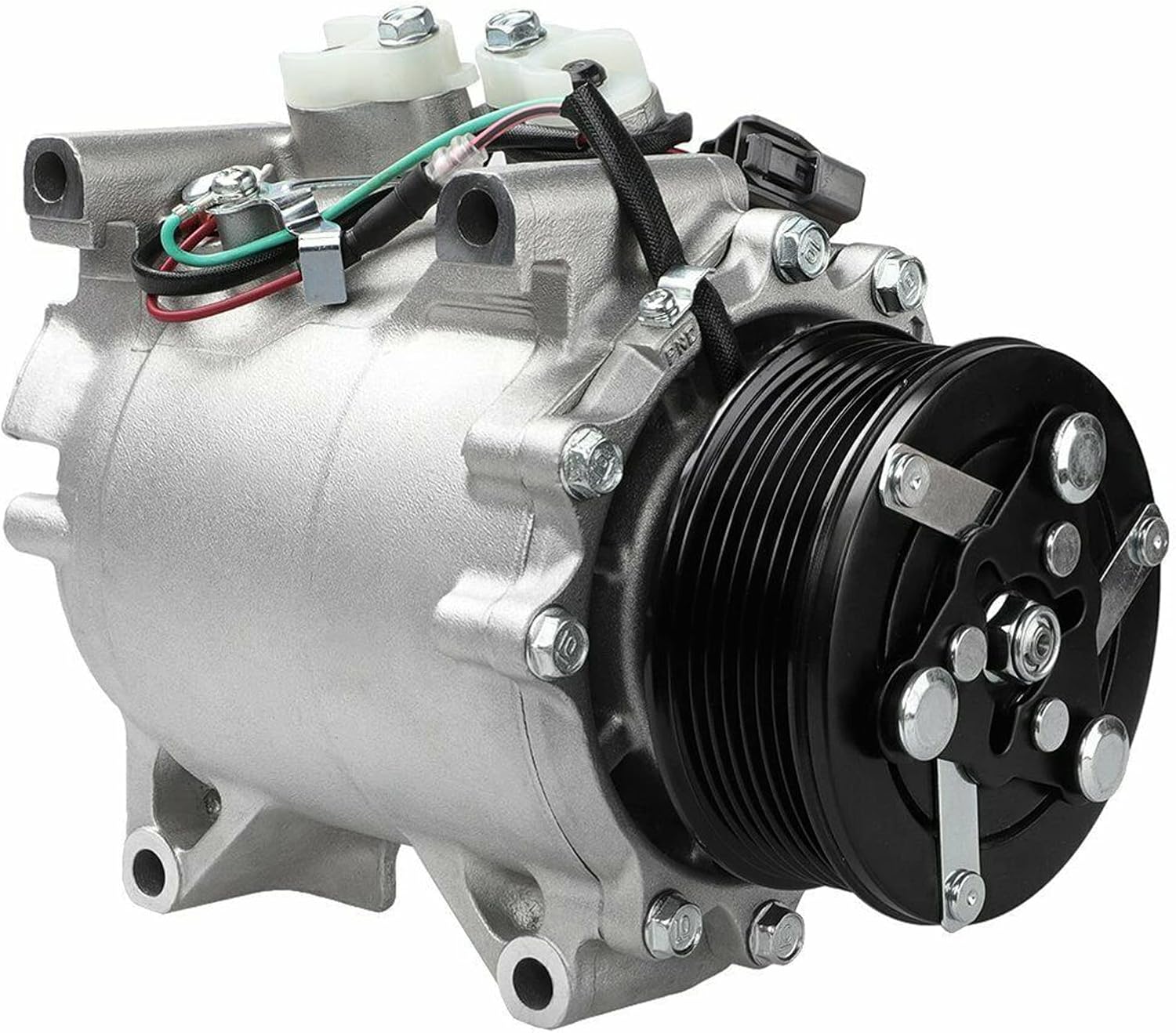 A/C Compressor W/Clutch Fit For Acura TSX Base Sedan 2.4L 2004 2005 2006 2007 2008, AC A/C Compressor with Clutch CO 10849T For 2004-2008 For Acura TSX Sedan 2.4L