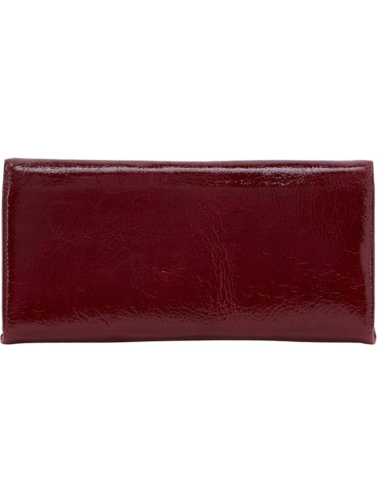 Burgundy HOBO Rachel Continental Wallet