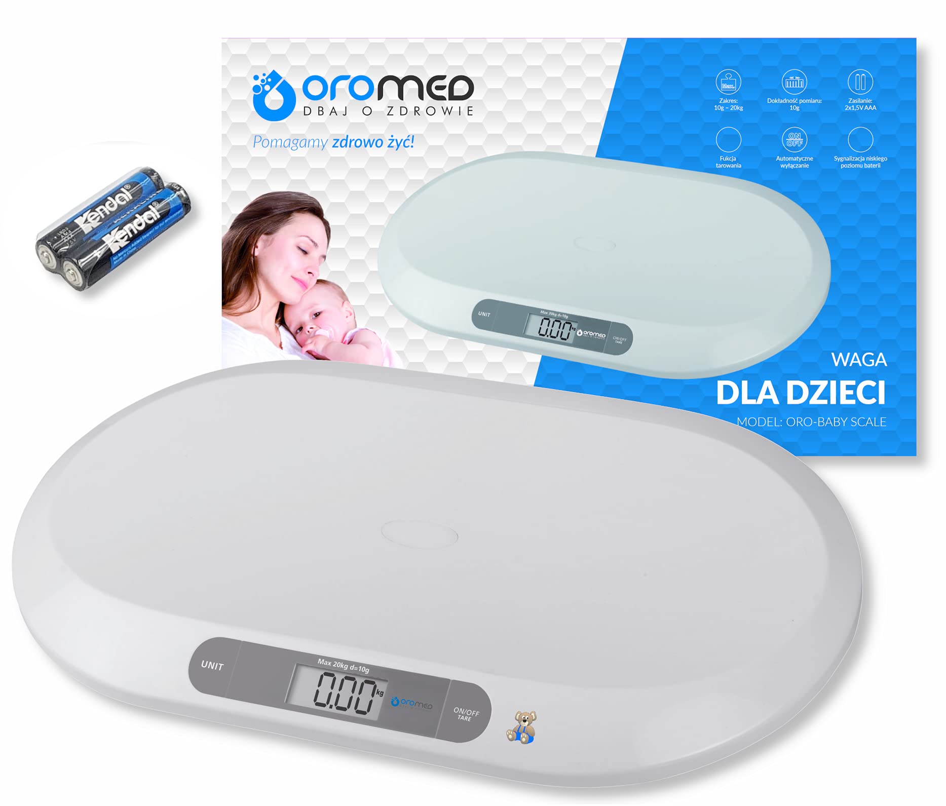 OROMED Bilancia per bambini e neonati ORO-BABY SCALE