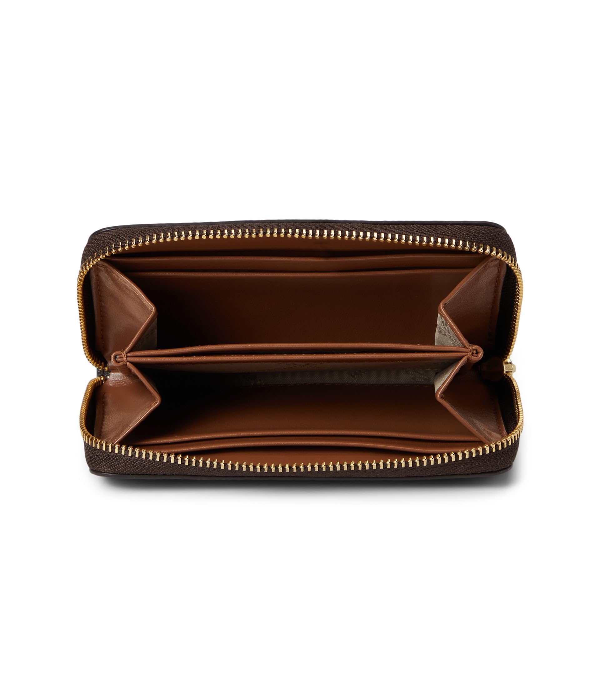 Michael Kors 32F9GJ6D0B-252 SM ZA Card Case Wallet Mujer Brn/Acorn Tamaño OS