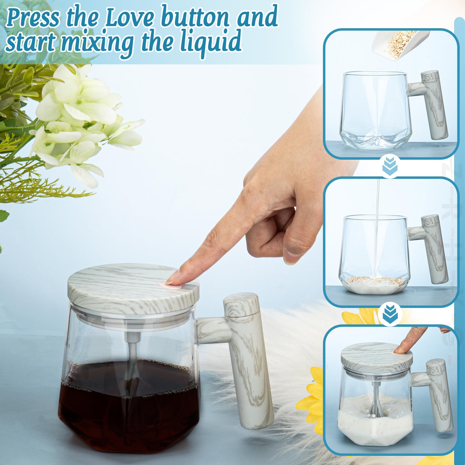 Tazza Autoagitante Con Coperchio, Tazza Autoagitante Tazza Da