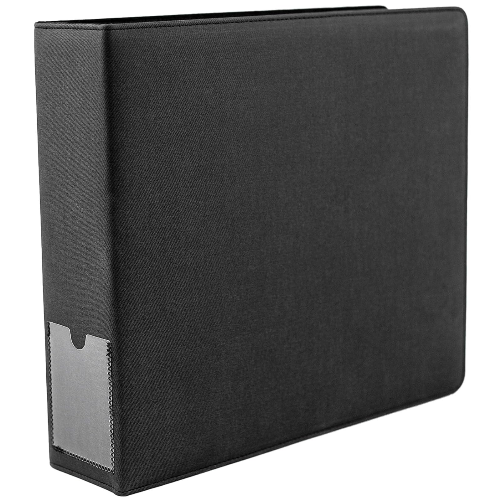 Carpeta de 3 anillas, álbum de fotos de cuero, soporte para billetes, carpeta de almacenamiento de archivos de oficina, carpeta de colección para tarjetas, papeles, fotos, organizador profesional de