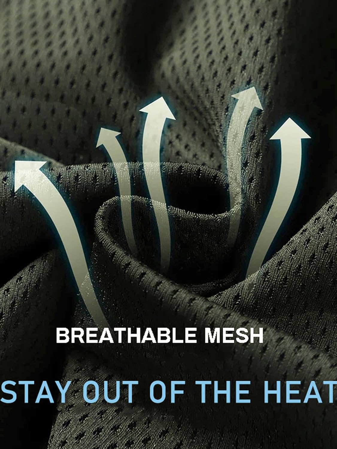 Men's Capri Pants 3/4 Long Jogger Sport Shorts,Workout/Gym/Yoga/Beach Shorts Quick Dry with Zipper Pockets - Image 4