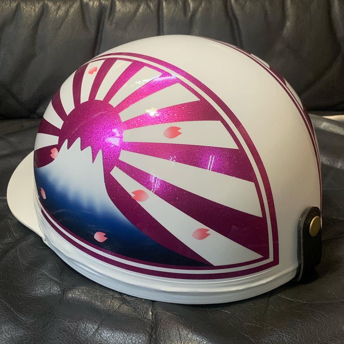 Amazon.co.jp: カスタムコルク コルク半 富士日章 桜吹雪 ホワイト  