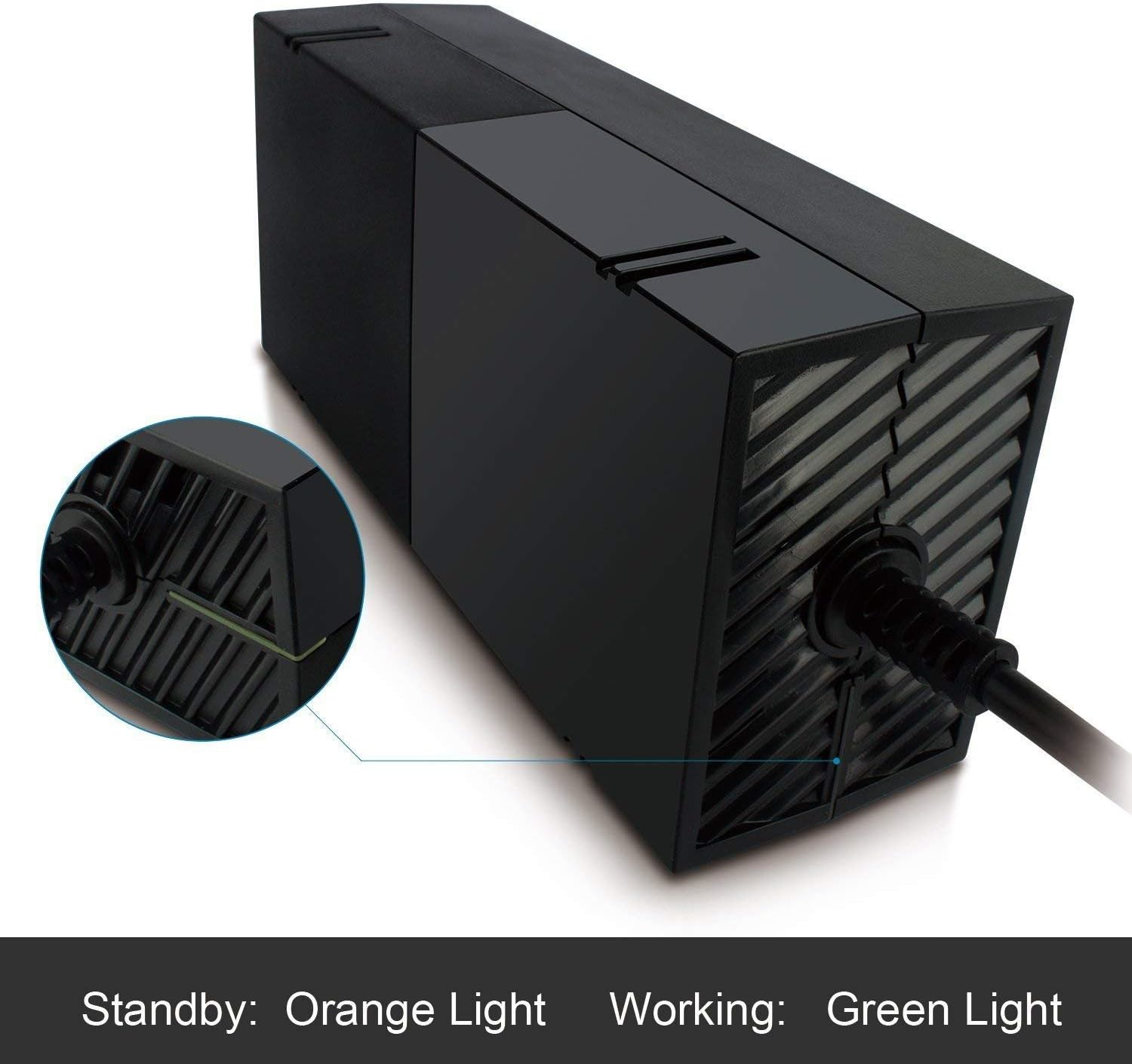 Xbox One Power Supply Brick,AC Adapter Power Supply Charger Cord Replacement for Xbox One 100-240V [Advanced Quiet Version]