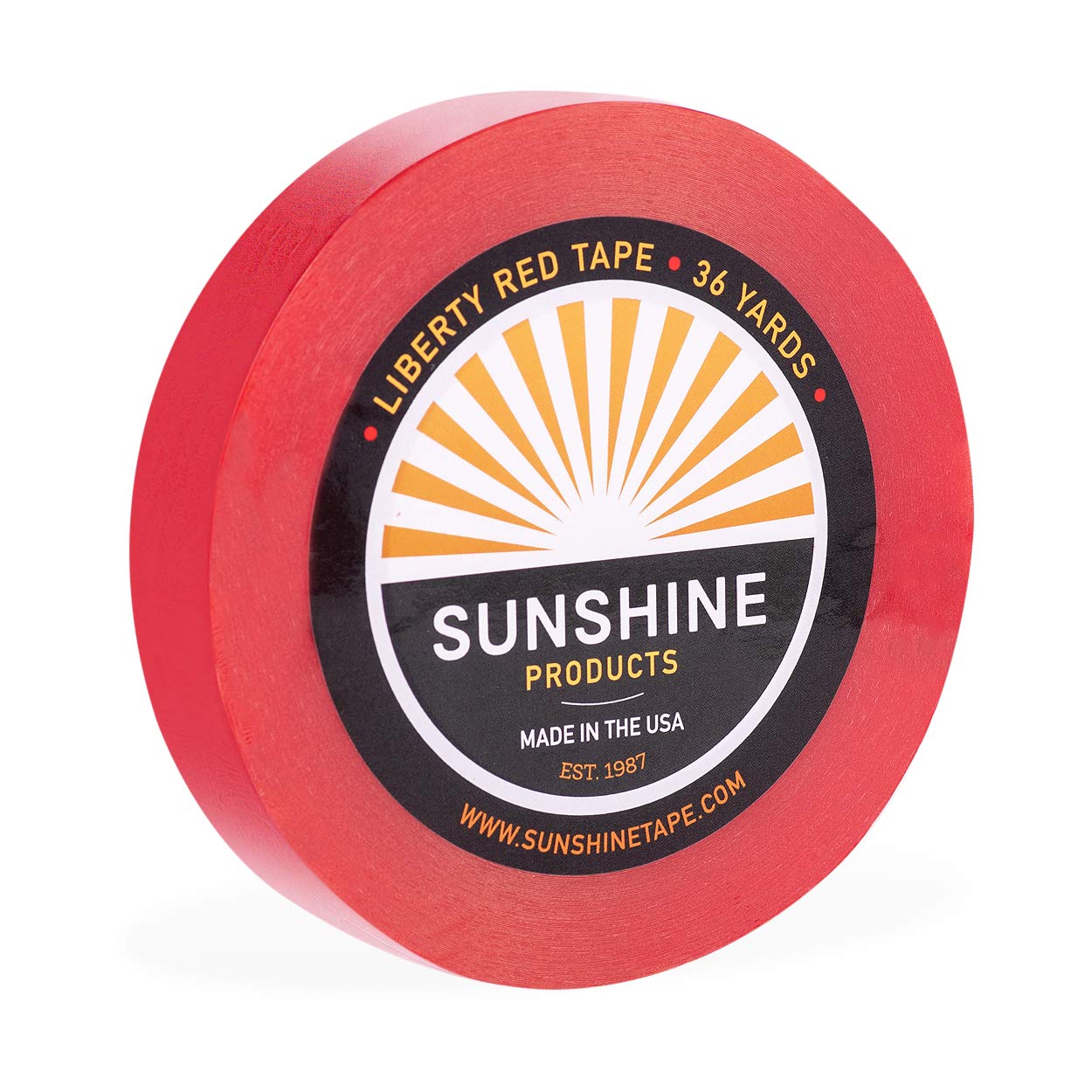 Rollo de cinta para el cabello de uso diario, cinta de peluca Liberty Red Liner, cinta de doble cara para pelucas, tupé, sistemas capilares, fijación de 1 a 14 días, 1 pulgada x 36 yardas