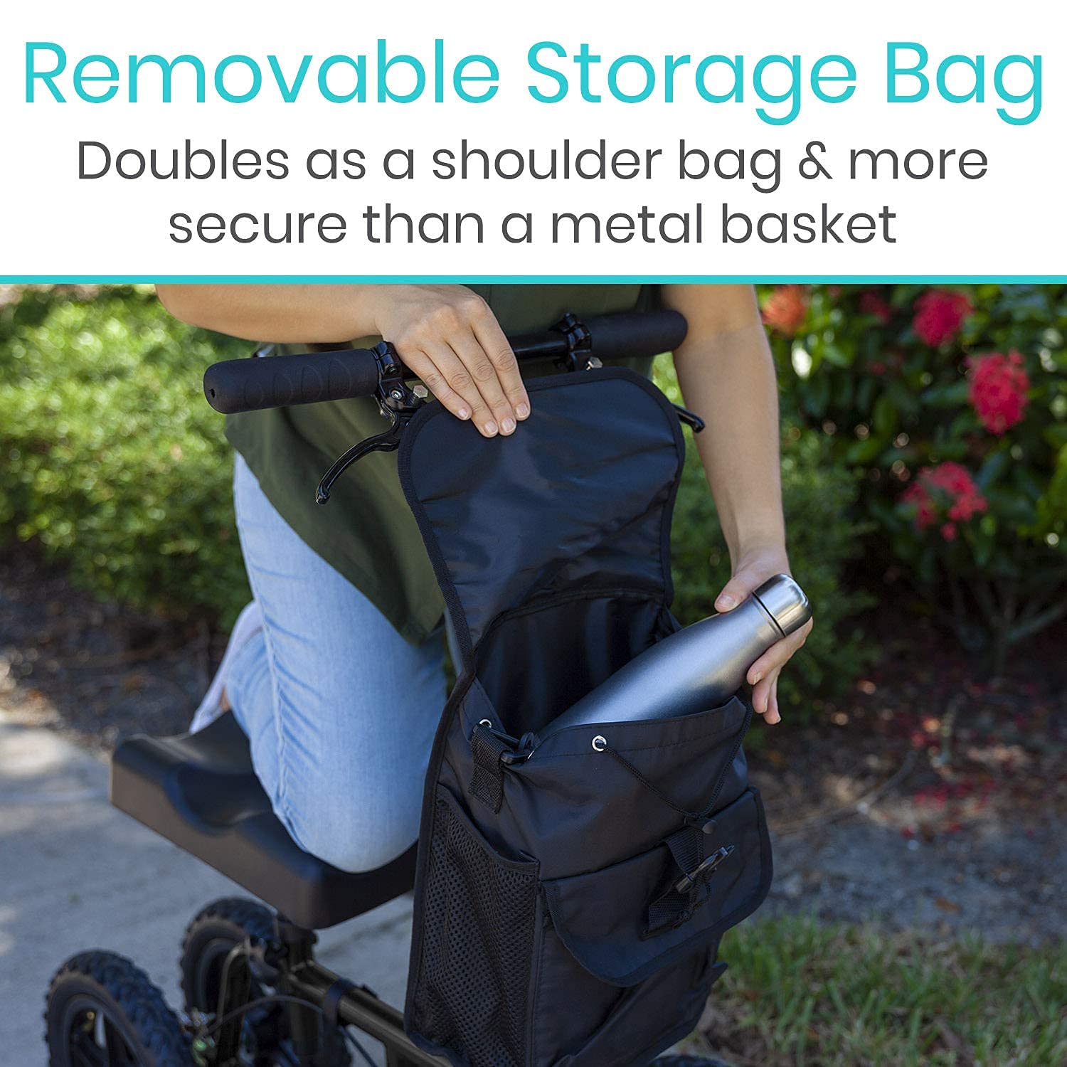 Buy Vive Mobility All Terrain Knee Scooter Walker for Foot Injuries