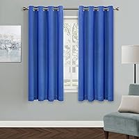 Vista 15 de MYSKY HOME - Cortinas opacas amarillas para sala de estar y dormitorio, cortinas de 84 pulgadas de largo, con ojales, cortinas de oscurecimiento