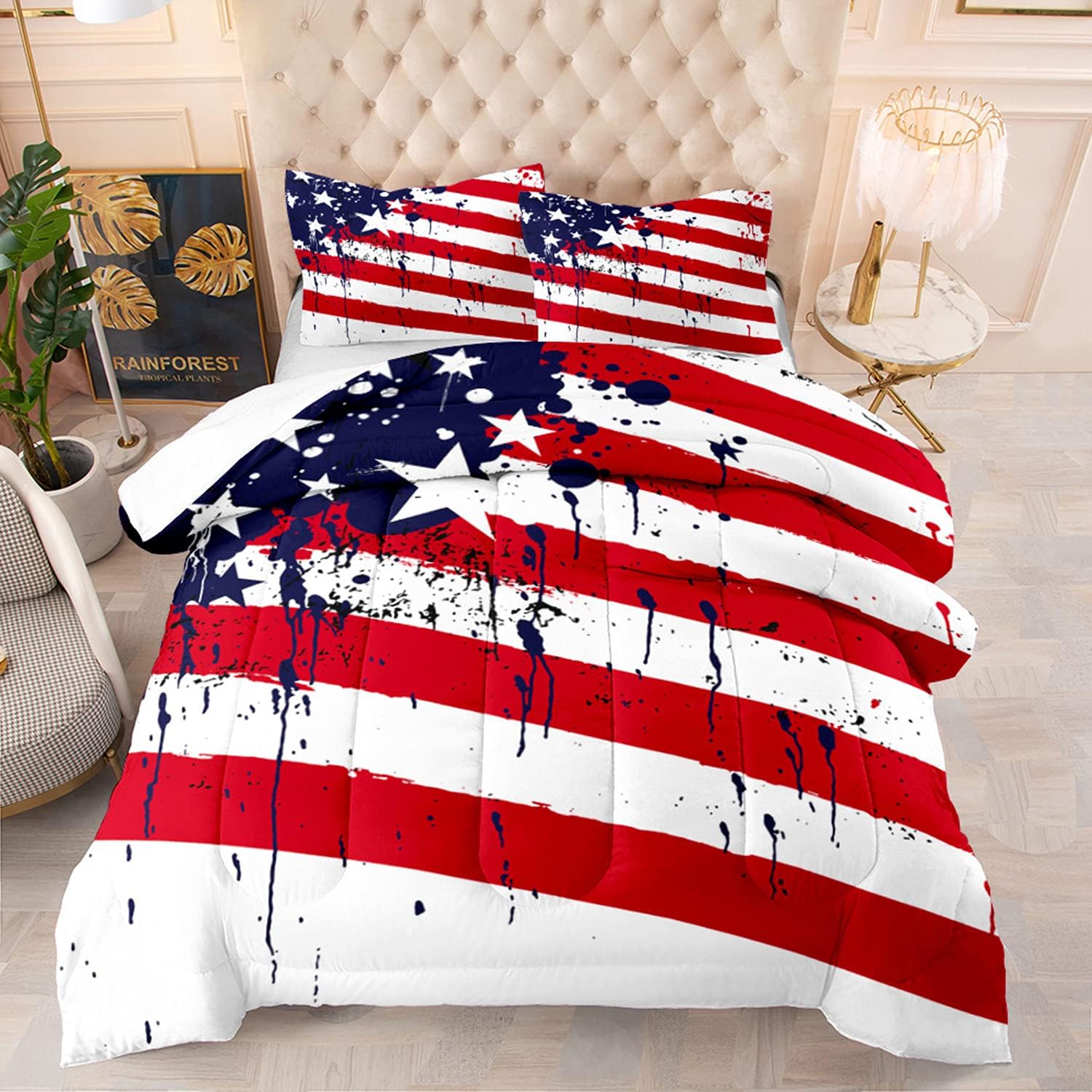 unicorn double bedding primark