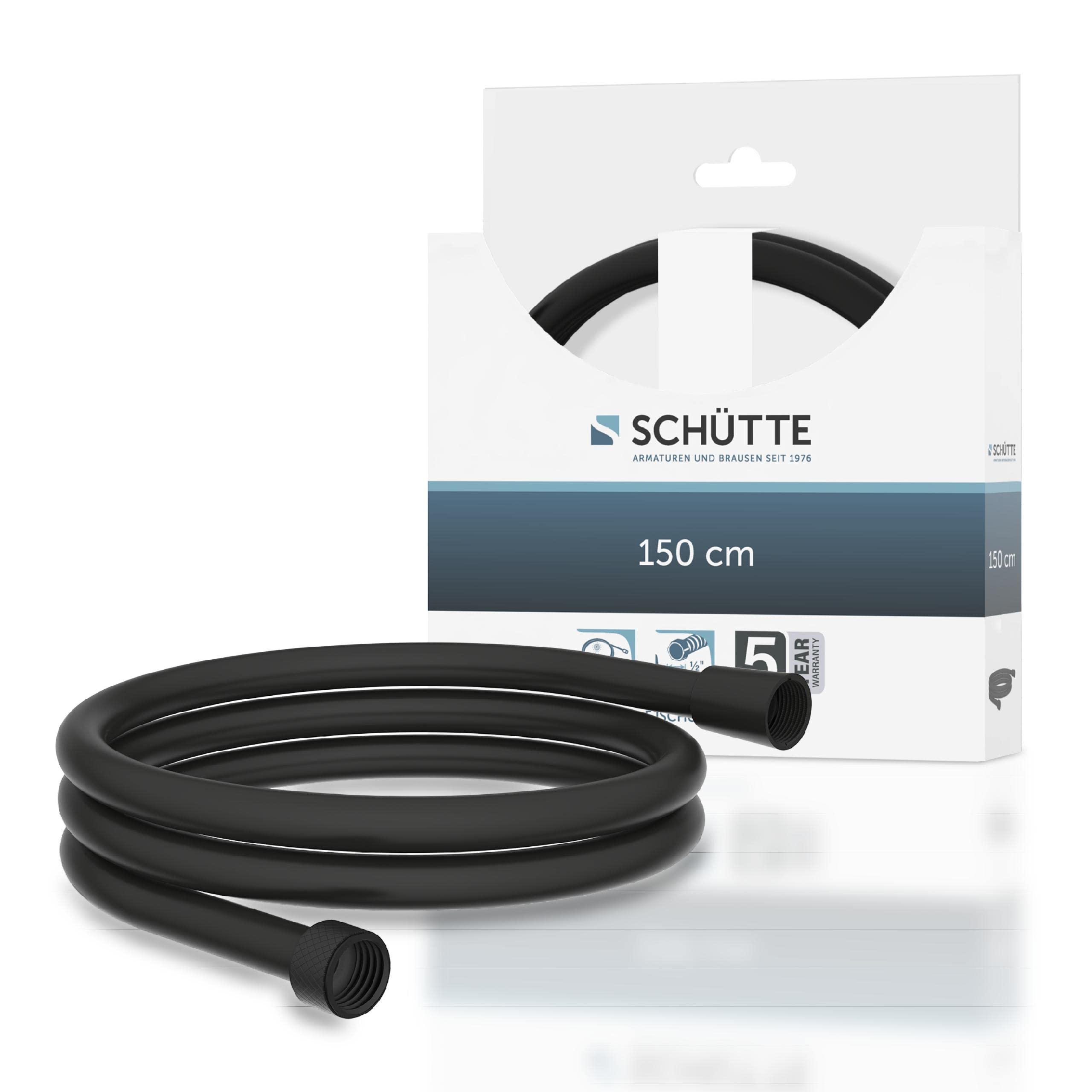 Schütte 63877 Black 1.5 m Twist Protection 150 cm Length Made of Plastic