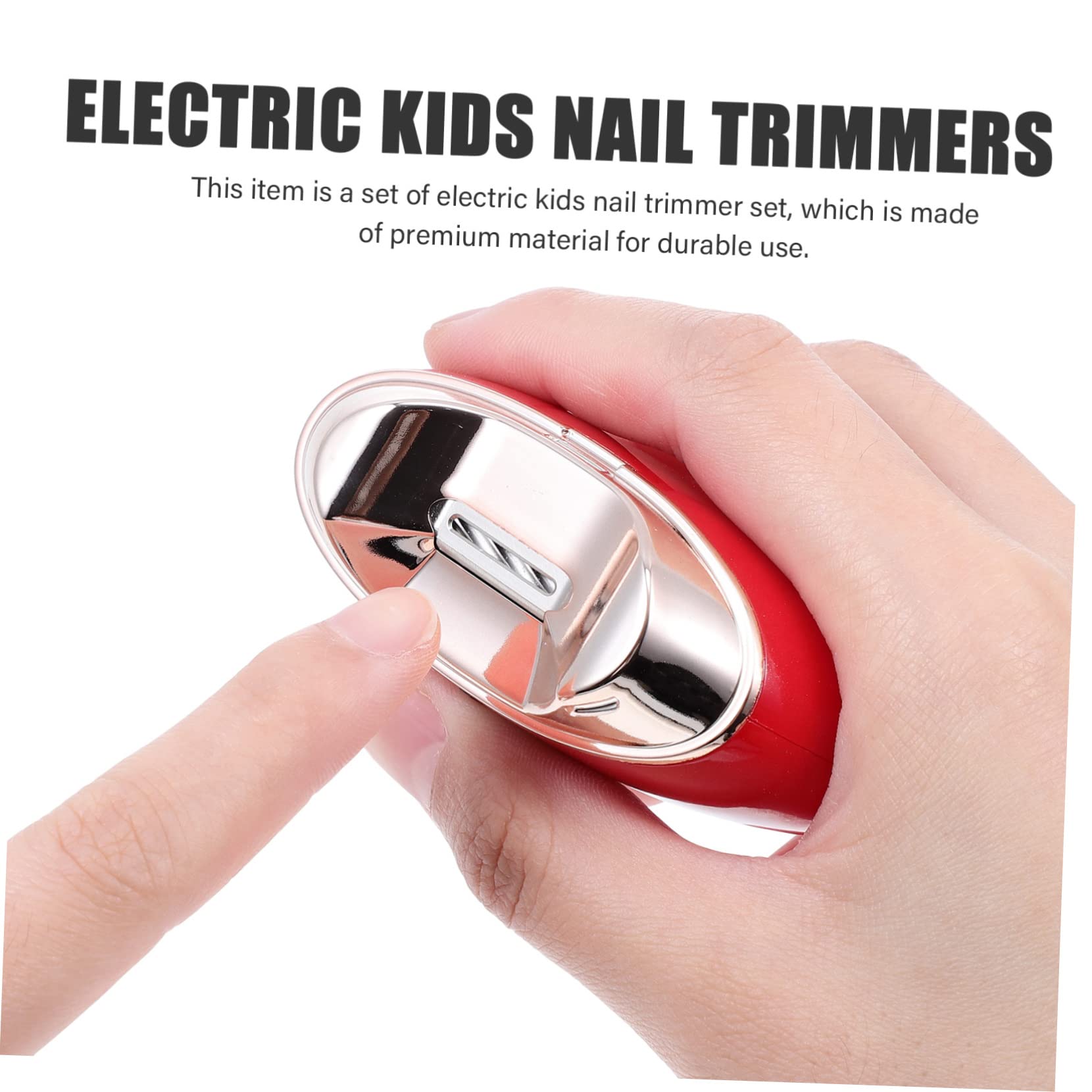 Hohopeti 1juego Cortauñas Eléctrico Adultos De Trimmer De Uñas Automático Con Cepillo De De Uñas y Portátiles Para y Familiar