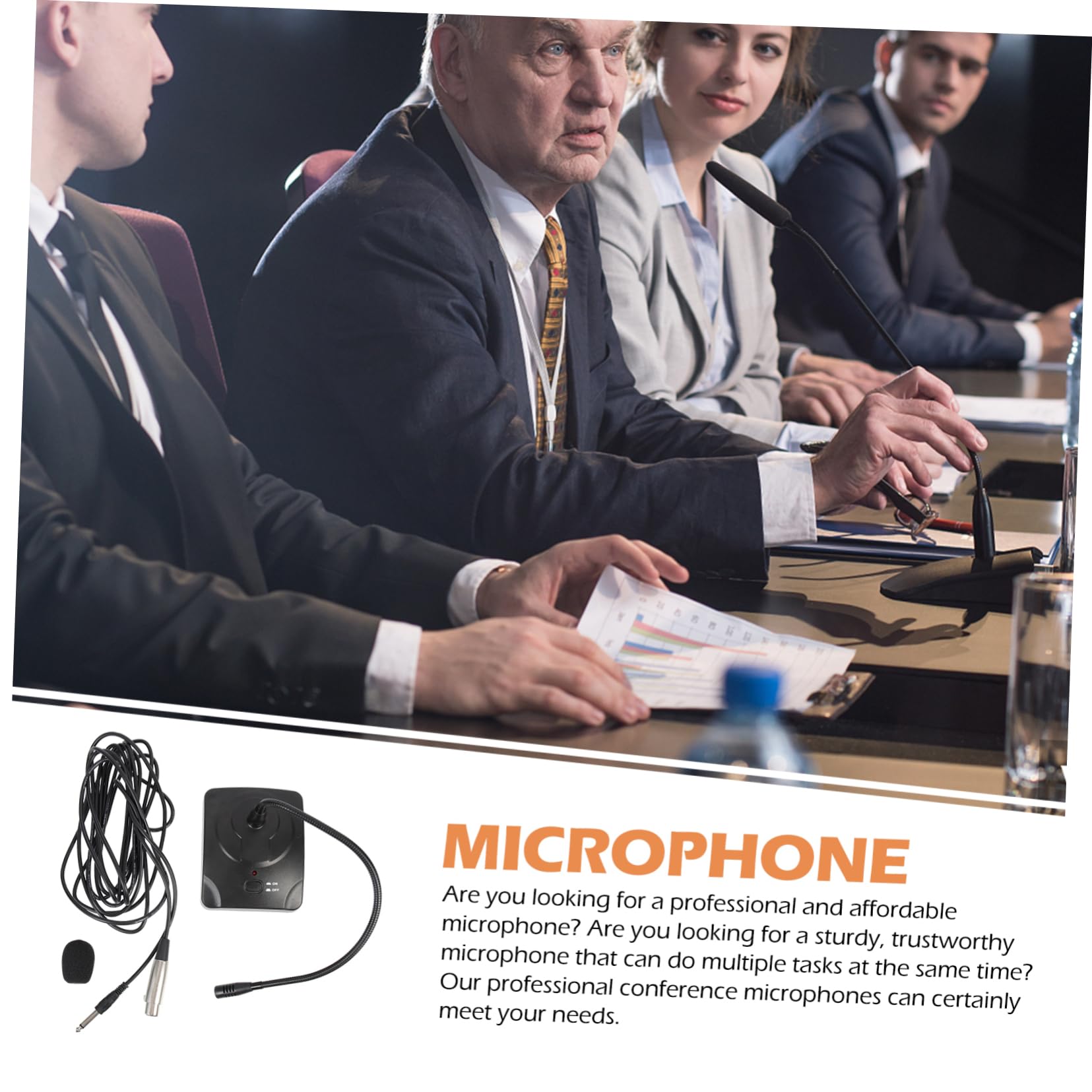 SWOOMEY and Play Gooseneck Condenser Microphone for Desktop and Laptop High Sensitivity Wired Mic for Live Streaming Recording Meetings and Gaming Flexible Adjustability
