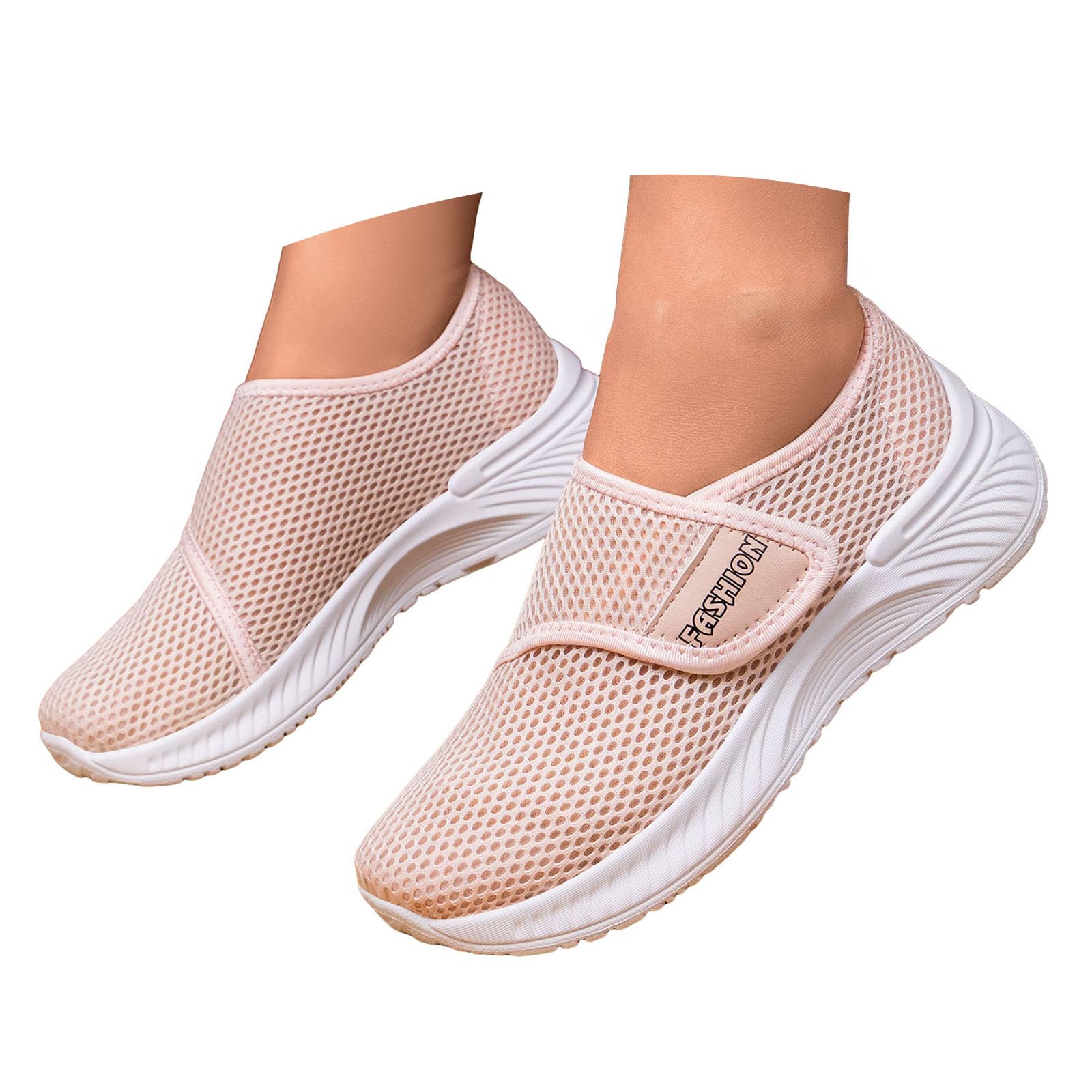 Chaussures décontractées respirantes légères maille rose femme 40 - 8