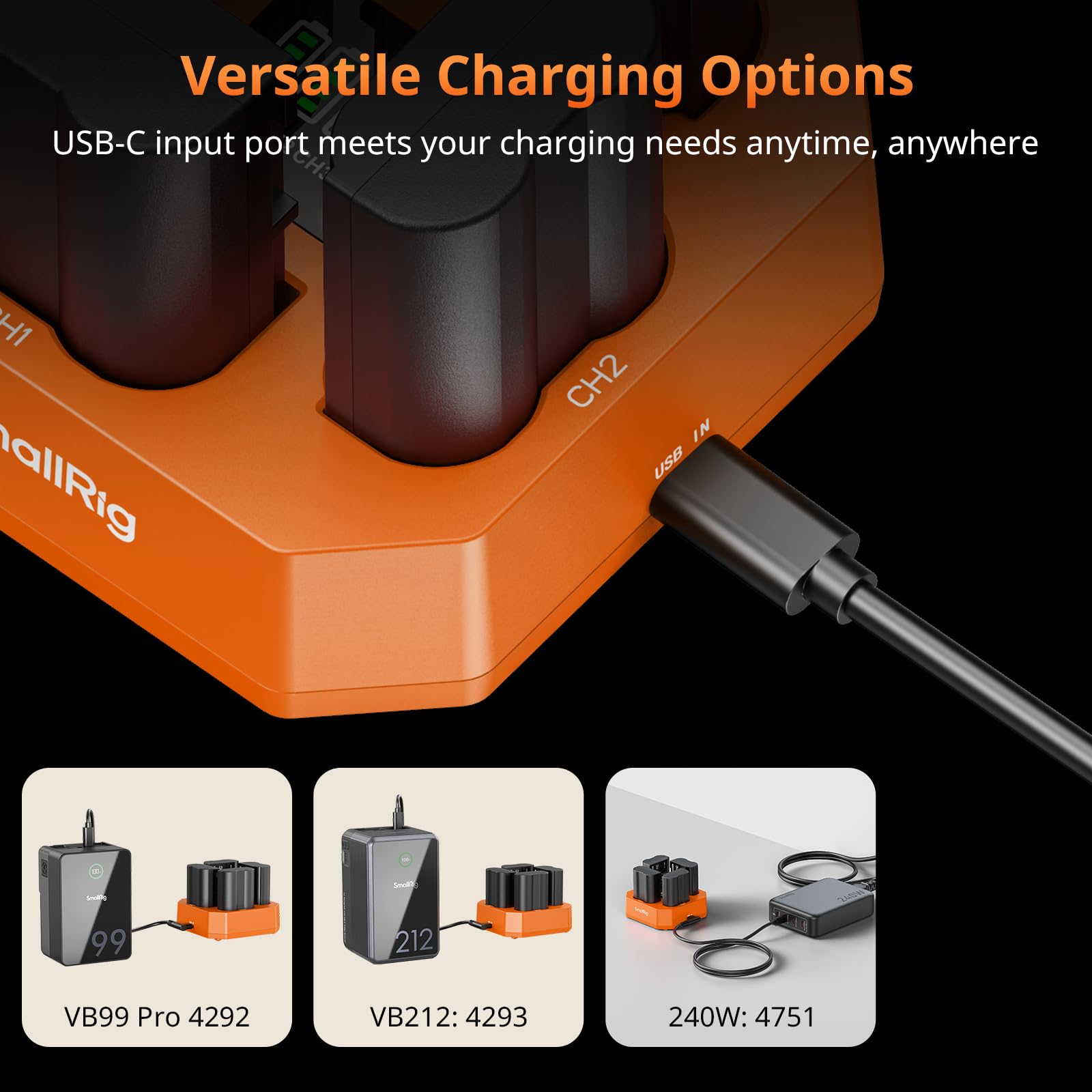 Amazon.com : SmallRig EN-EL15c 4-Channel Camera Battery Charger