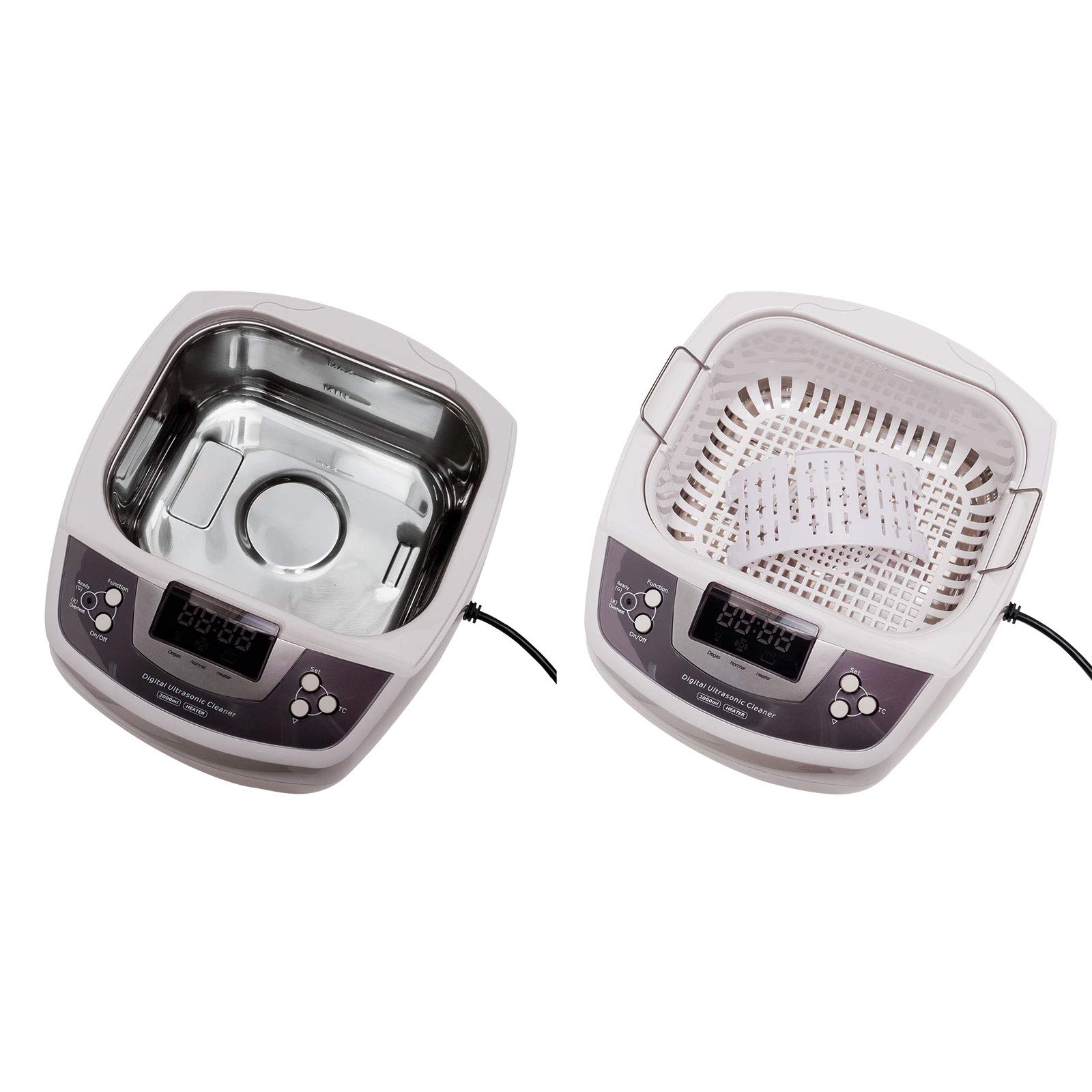 DEMA Ultraschallreiniger Digital 2L mit Heizung – Ultraschallbad für Tiefenreinigung, Ideal für Schmuck, Uhren, Brillen & mehr