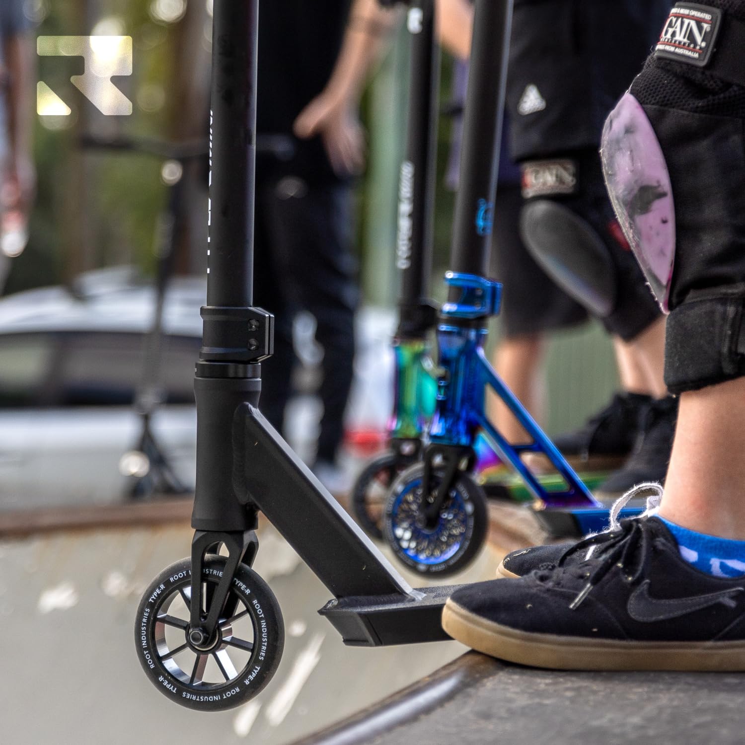 Type R Mini Professional Scooter - Pro Scooters for Small Kids - Short Scooter Deck and Handlebars 110mm Pro Scooter Wheels - Awesome Colors - Ready 2 Ride Trick Scooter product thumbnail 4