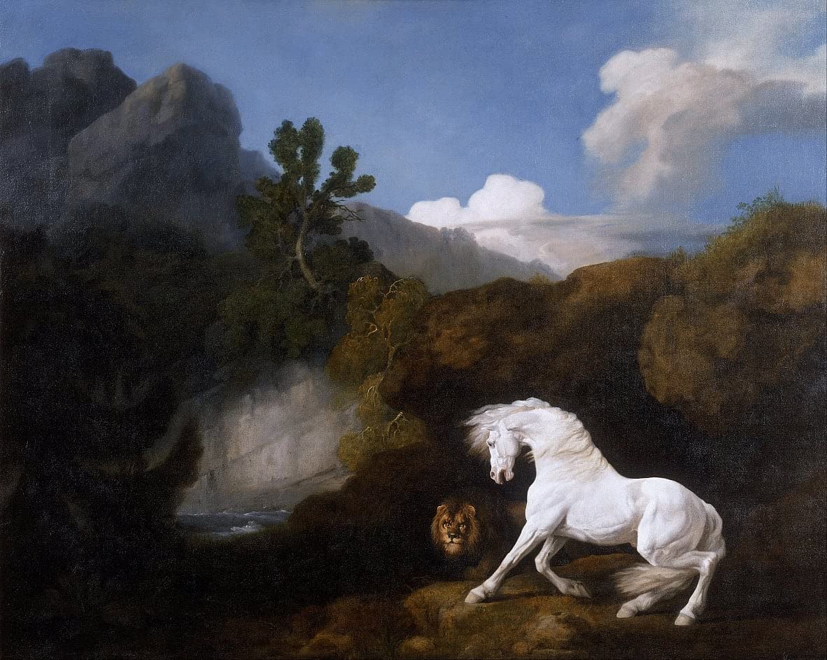 Impression d'art George Stubbs toile de qualité pour salon
