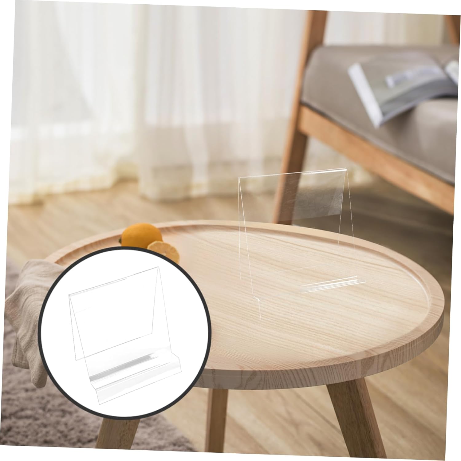 Acrylic Scarf Display Holder for Women 1pcs Hair Accessories Organizer Scarf Stand for Boutique Multi-Function Design