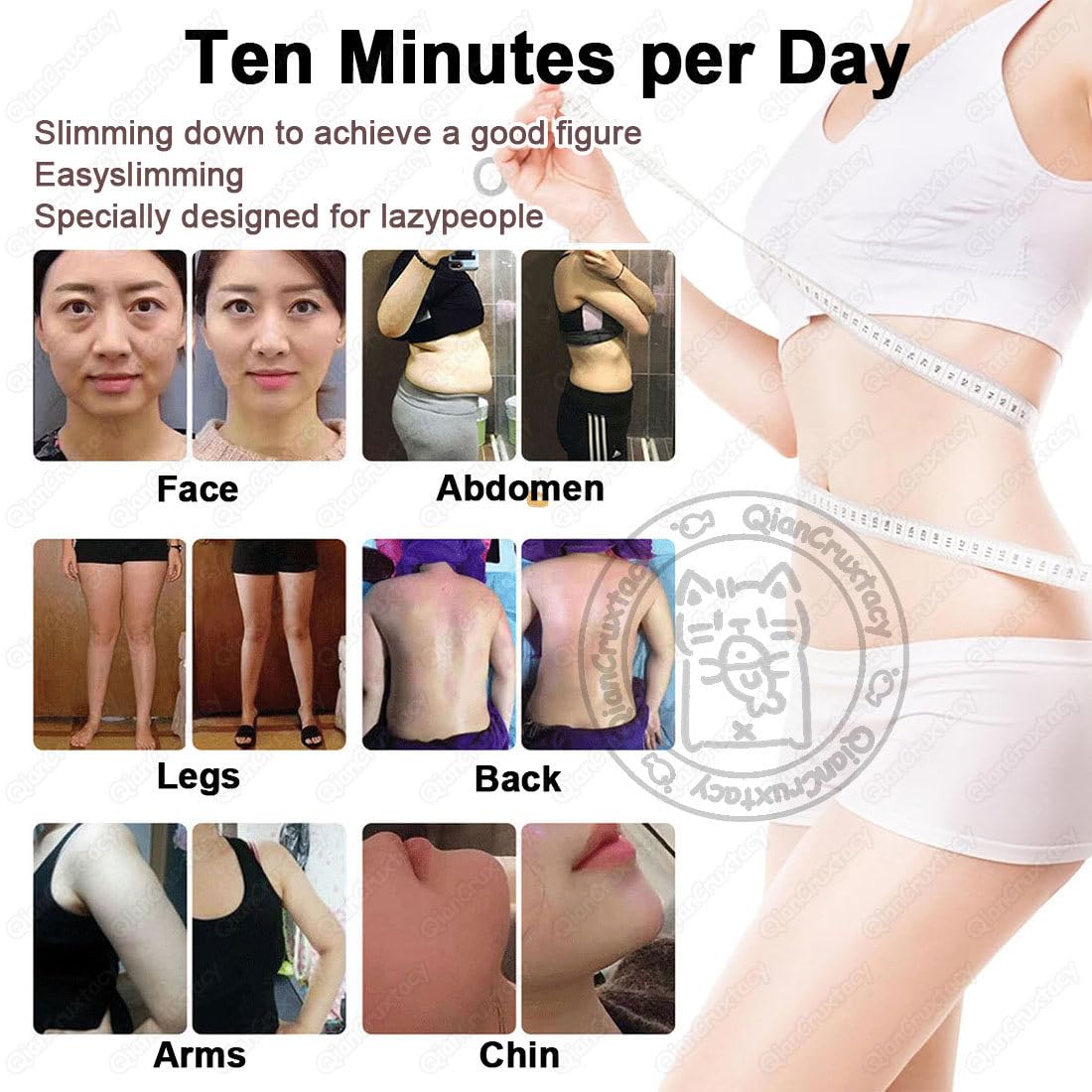Dispositivo Portatile per Terapia a Radiofrequenza 448 Khz,Doppia modalità CET/RET per Alleviare Il Dolore Muscolare Profondo,Snellire Il Corpo,Rassodare La Pelle E Trattare La Cellulite