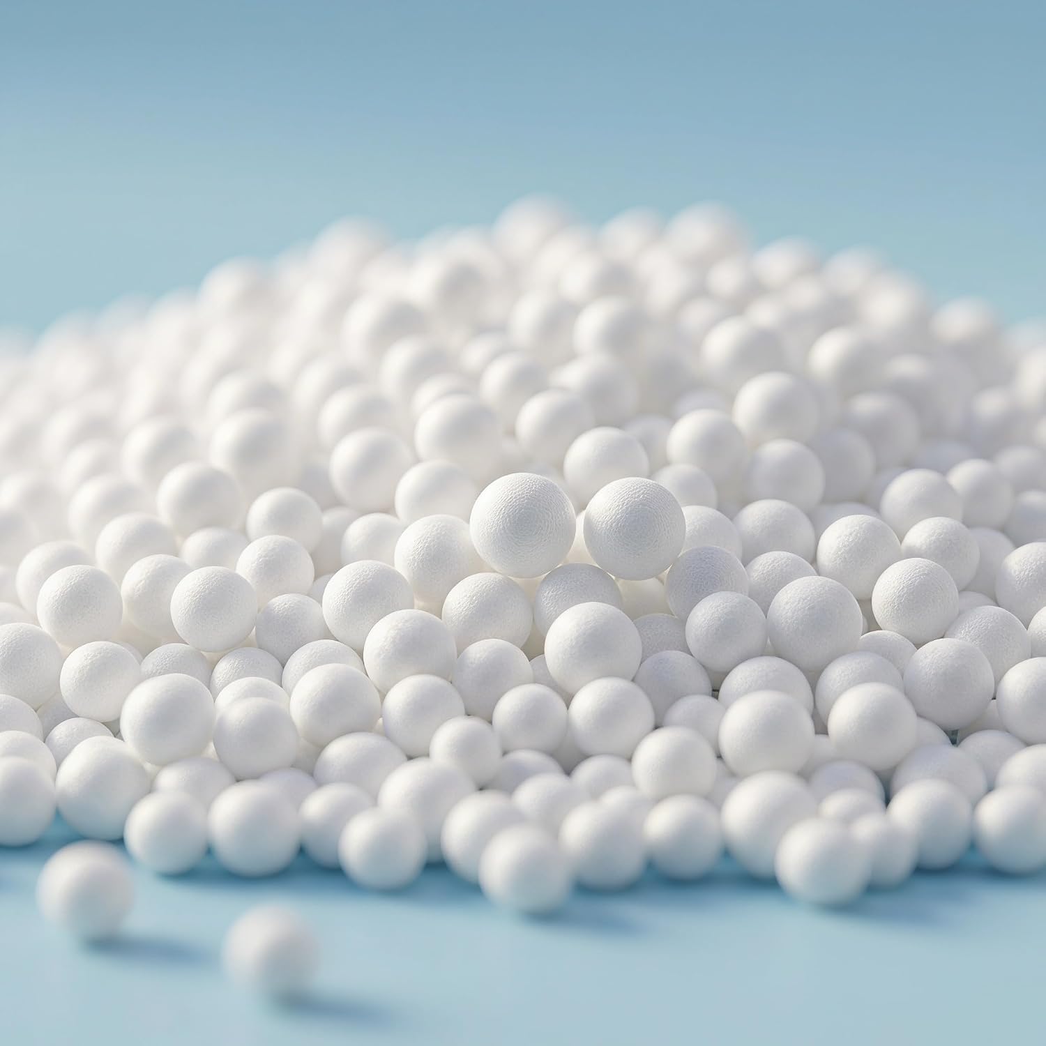 VICASKY Foam Filling Beads for Bean Bag Refills 2-3mm White