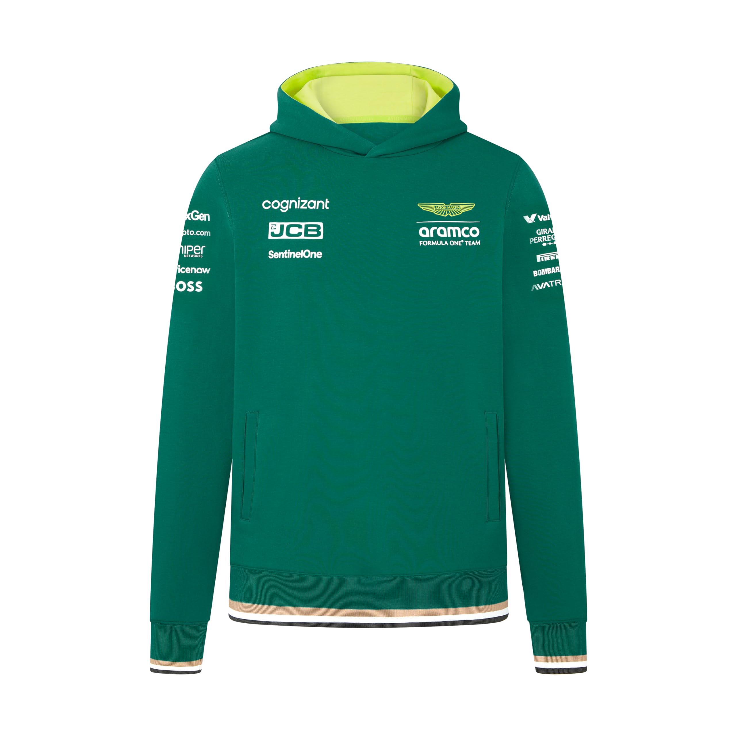 Aston Martin F1 Sudadera con Capucha 2024 - Hombre - Verde - Talla: XXL