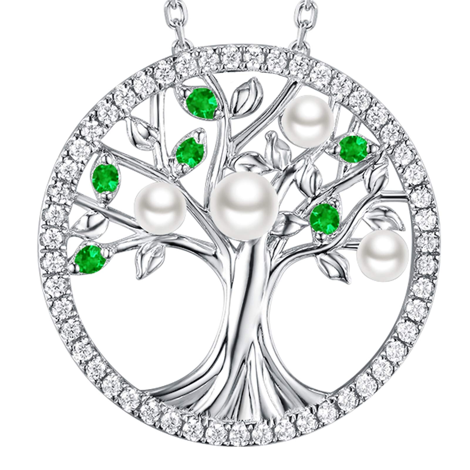 ELDA & CO. Birthstone Tree of Life Necklace