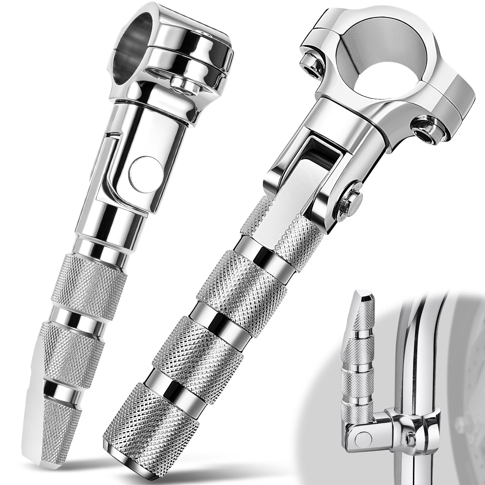 Photo 1 of ***MISSING PARTS***
PBYMT Highway Footpegs, 1" & 1.25" Highway Pegs Stainless Steel CNC Aluminum Adjustable Fit for Harley Davidson Street Glide Road King Road Glide Softail Dyna Sportster Engine Guard Chrome