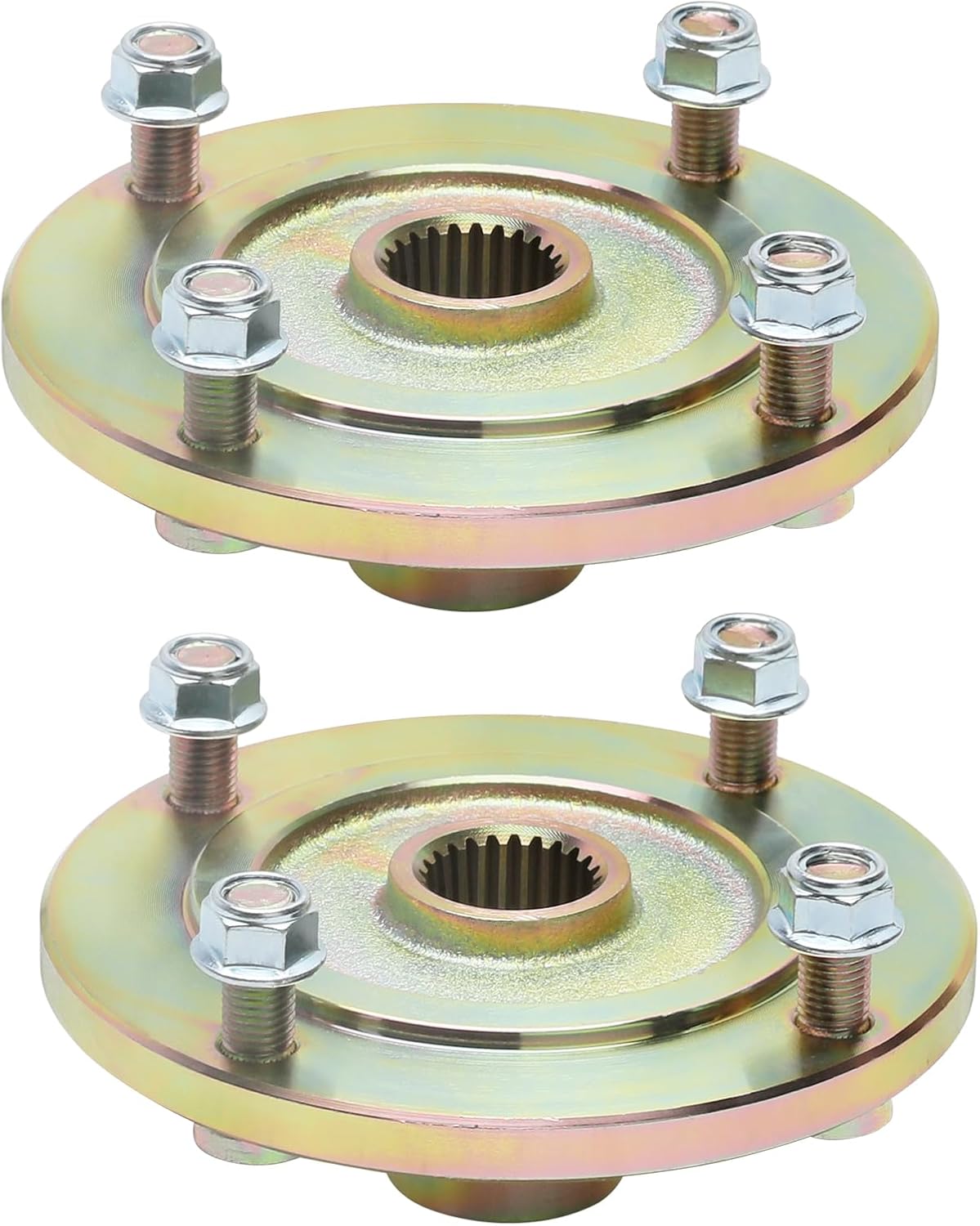 4 Stud 24T 110mm Rear Axle Wheel Hubs for ATV UTV Quad Buggy 4-Wheeler Go Kart Golf Cart 110cc 125cc 150cc 200cc
