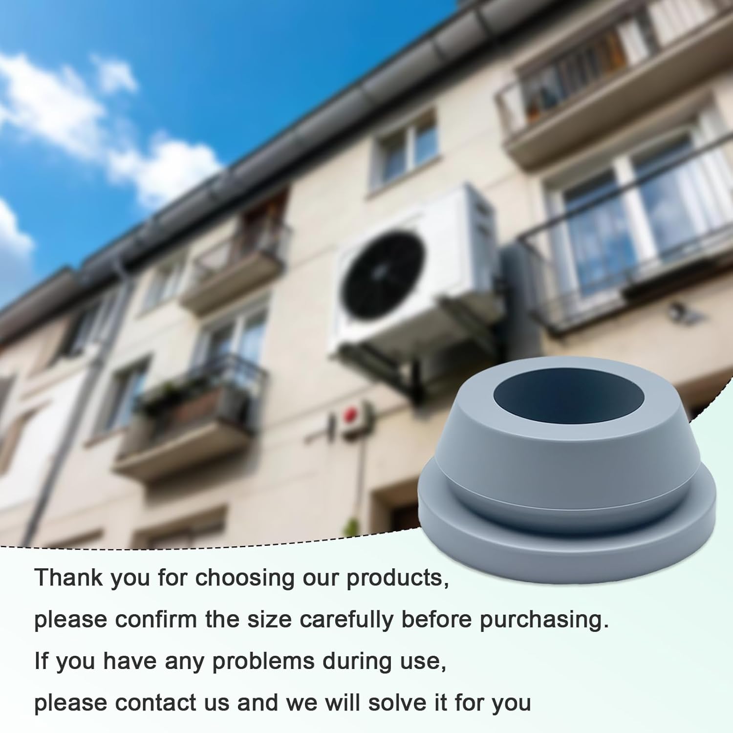 20MM (0.78IN) Hole Plug，Portable air Conditioner Drain Plug,Portable ac Drain Plug，Drain Hole Plug 20 mm Rubber Accessories for mini Split Window AC Outdoor Unit Parts， 5 Pieces，Grey