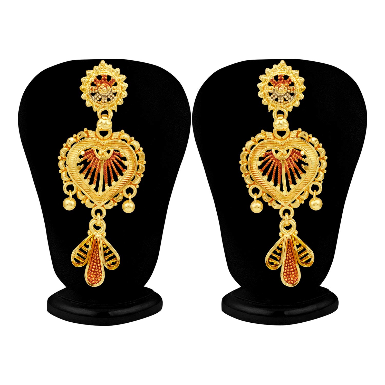 Marvelous 24 Carat Plated Choker Necklace Set