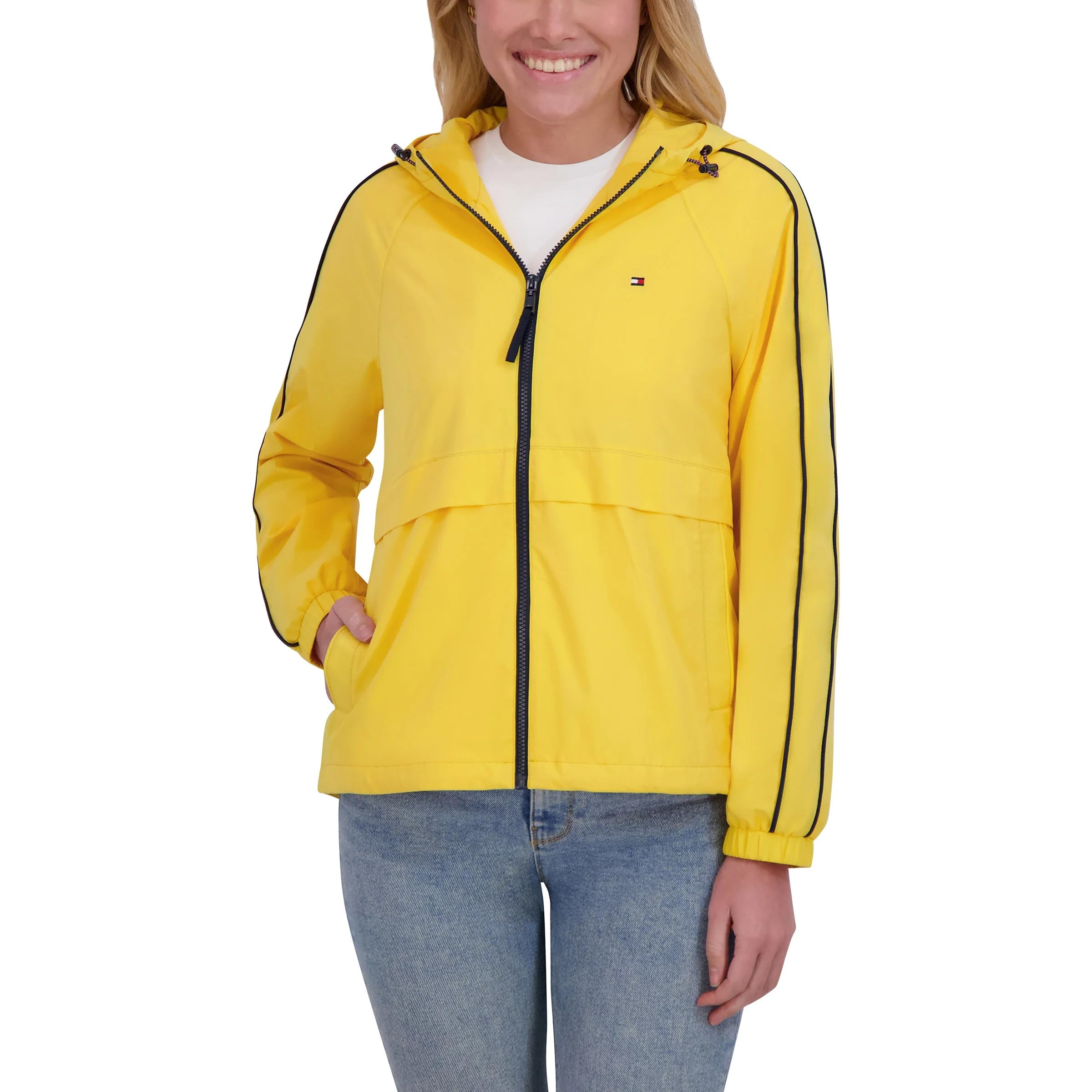 Women’s Windbreaker Jacket, Lightweight Hooded