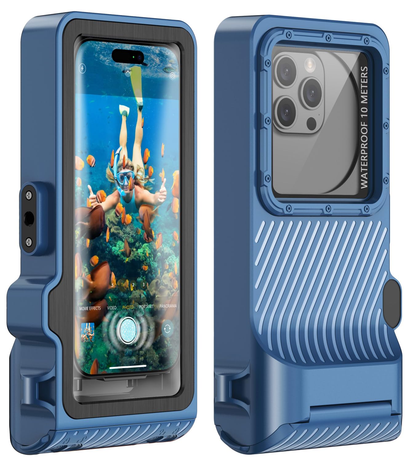 Waterproof Phone Case for Snorkeling - Underwater Touchscreen Housing, Universal Underwater Photo&Video Diving Case for iPhone 16/15/14 Pro Max