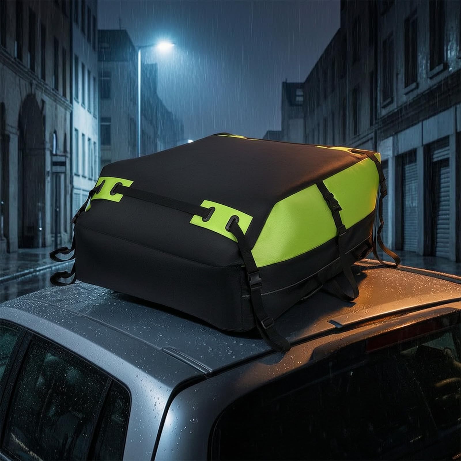 Borsa da Morbido Borsa da con Cinghie Pieghevole Bagagliere per Campeggiatori, Verde