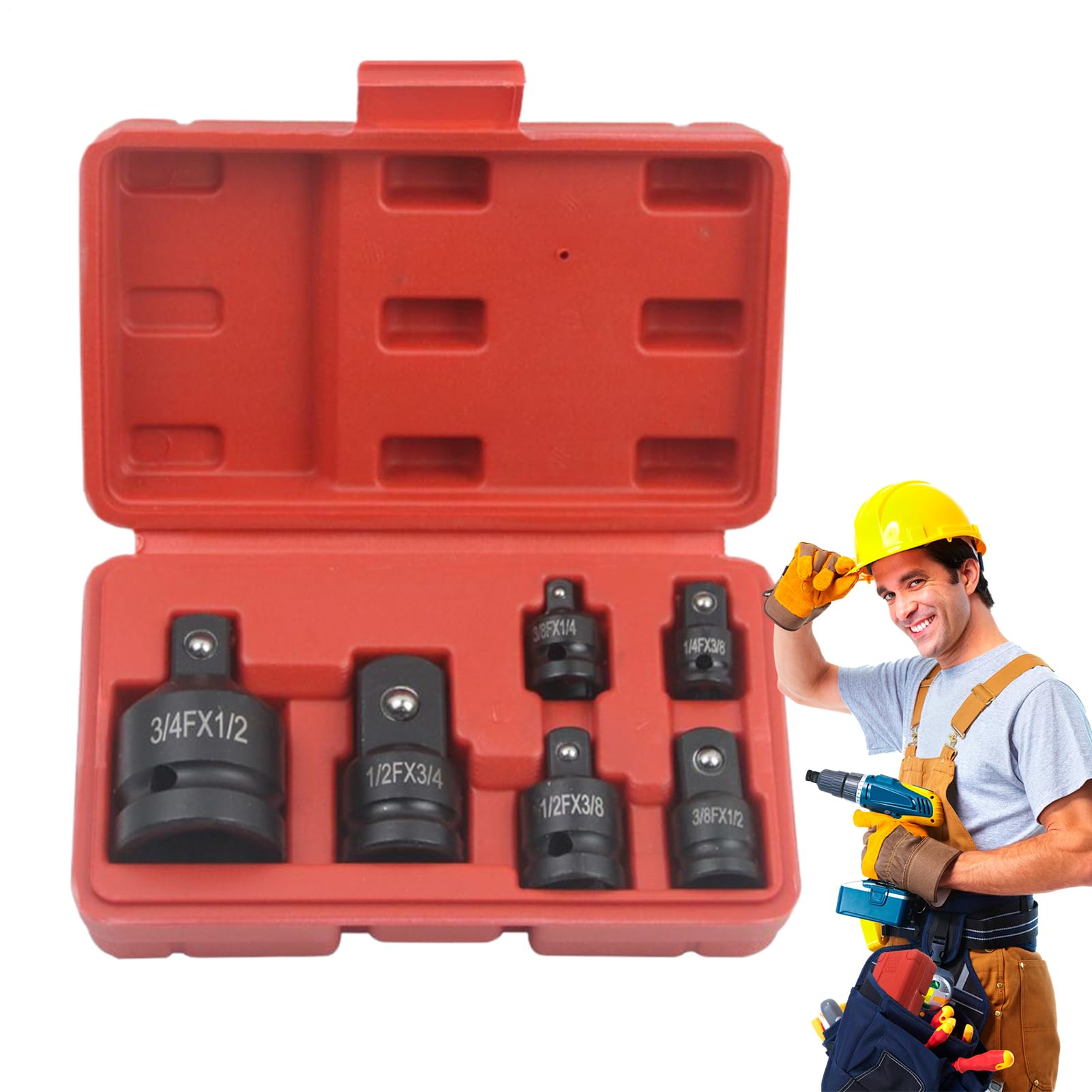 Kit réducteur convertisseur et adaptateurs de douille haute précision